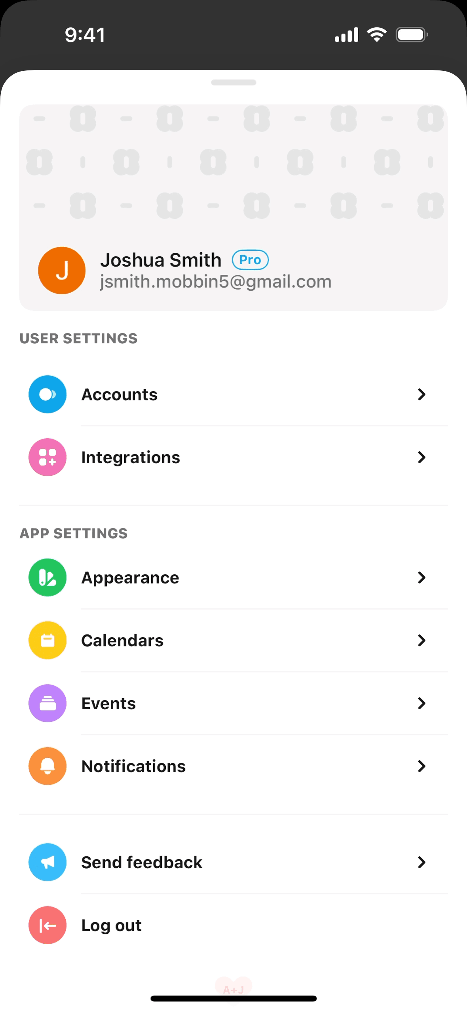 Amie iOS Productivity interface screenshot 7