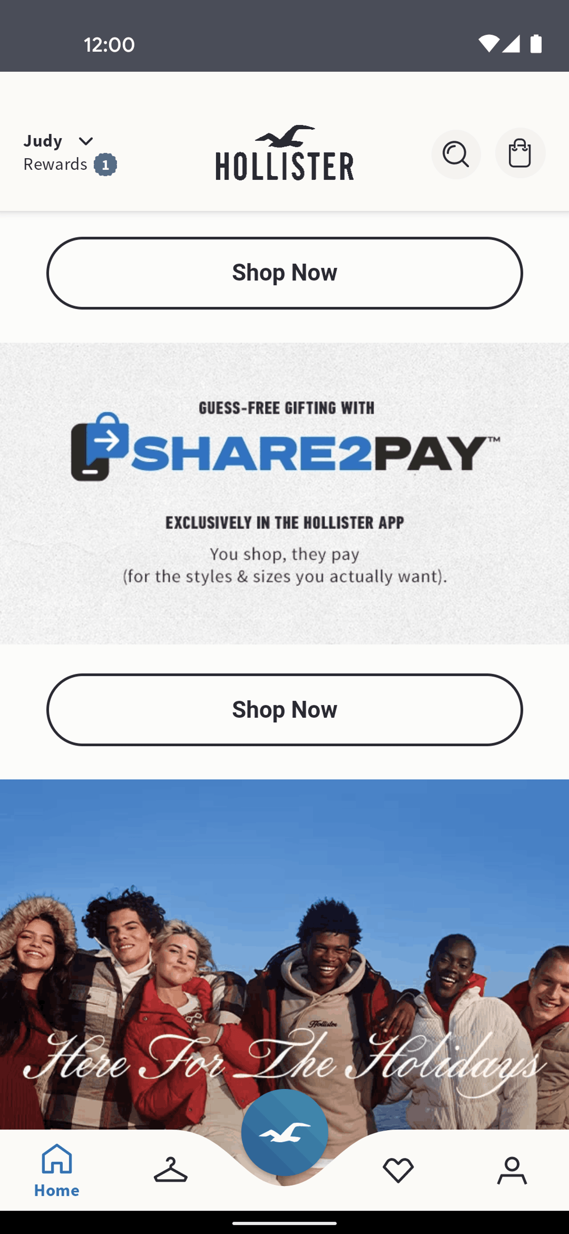 Hollister Co. Android Shopping interface screenshot 23