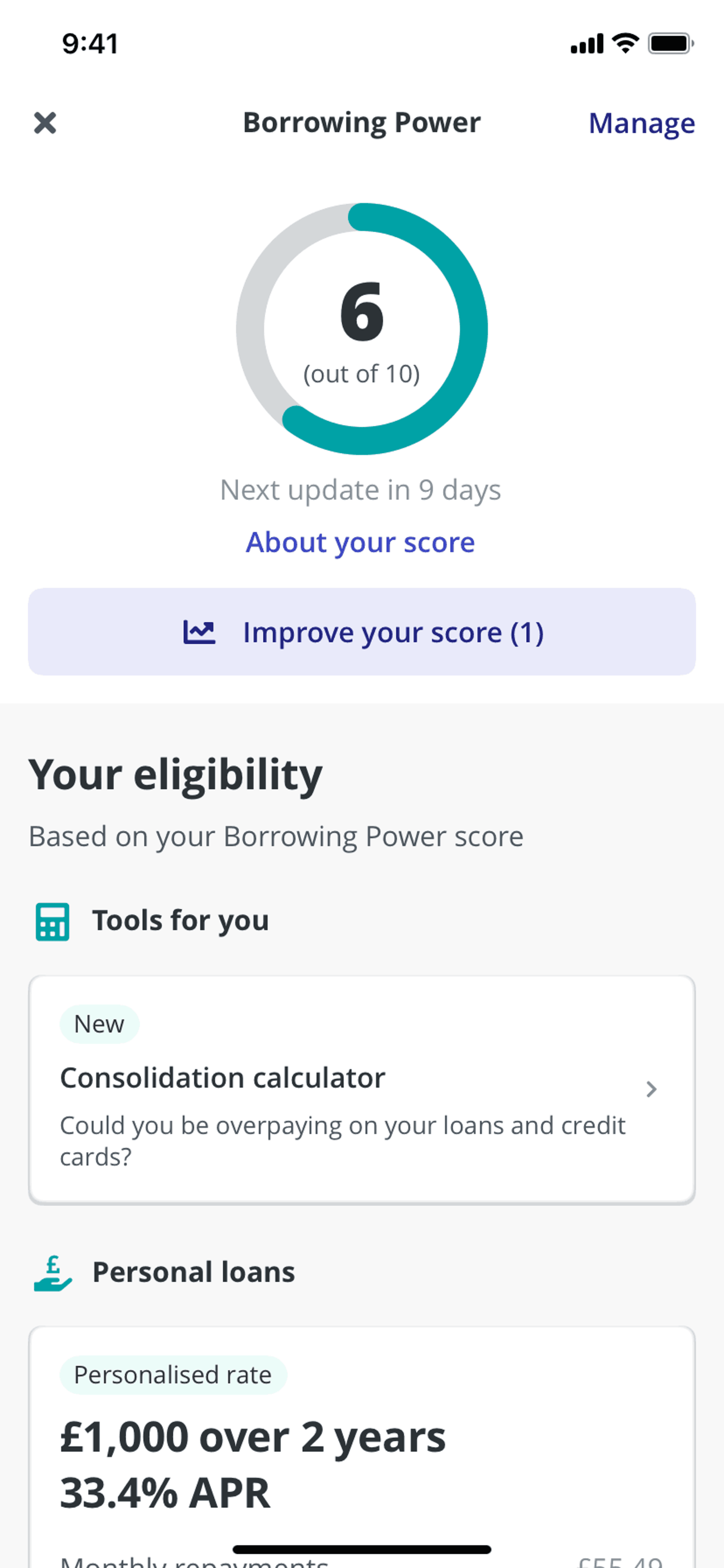 Zopa Bank iOS Finance interface screenshot 12