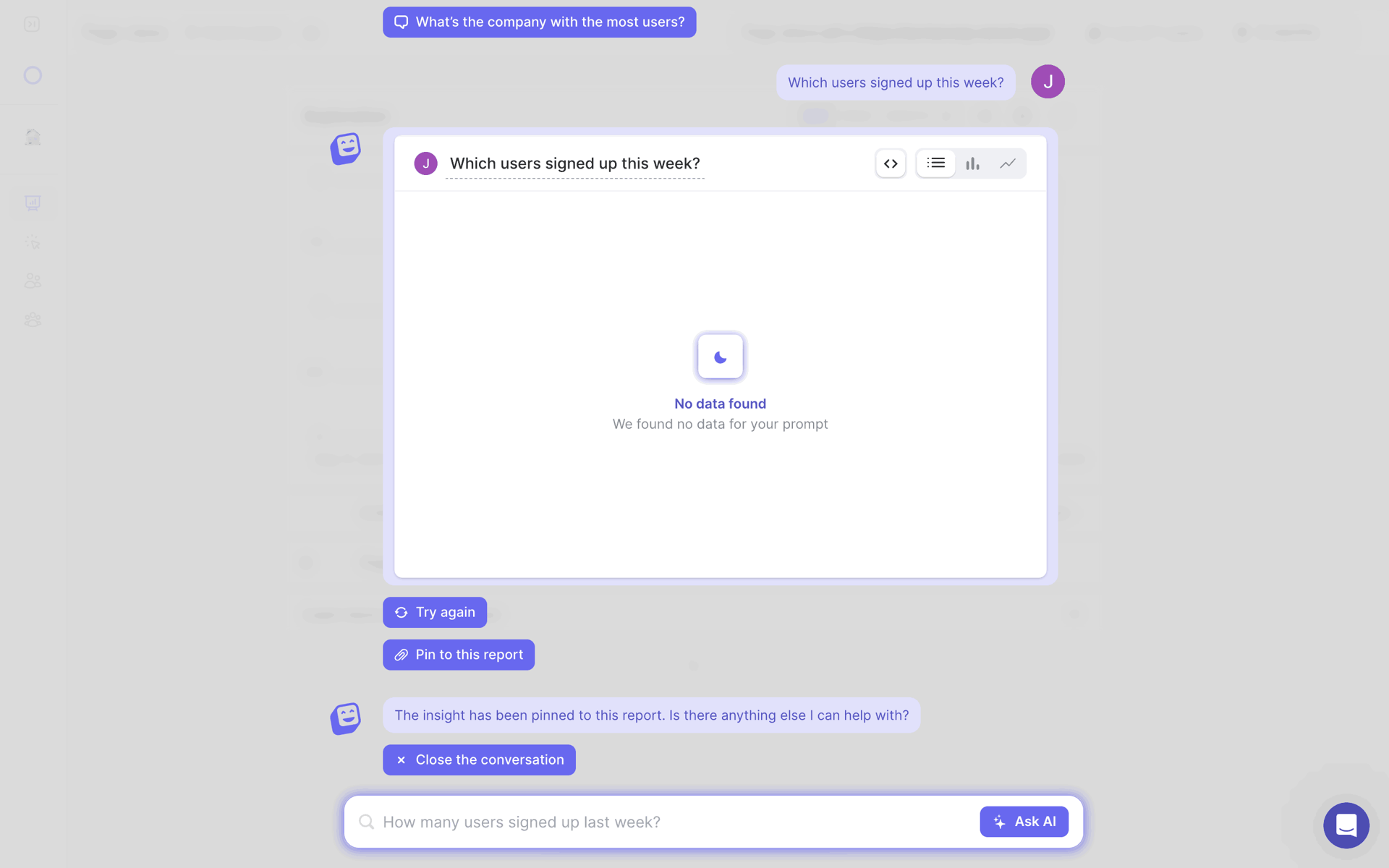 June Web Business interface screenshot 12