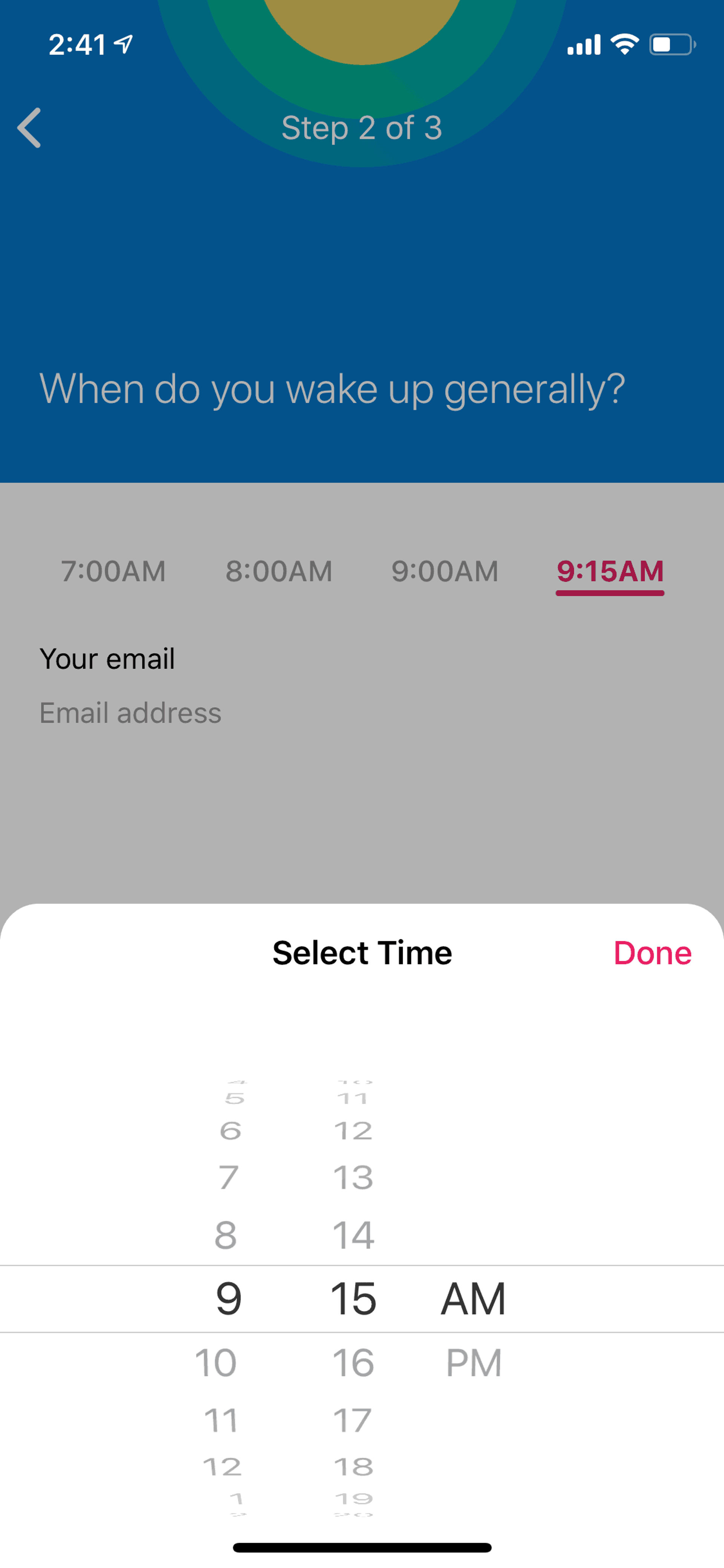 Fabulous iOS Health & Fitness interface screenshot 7