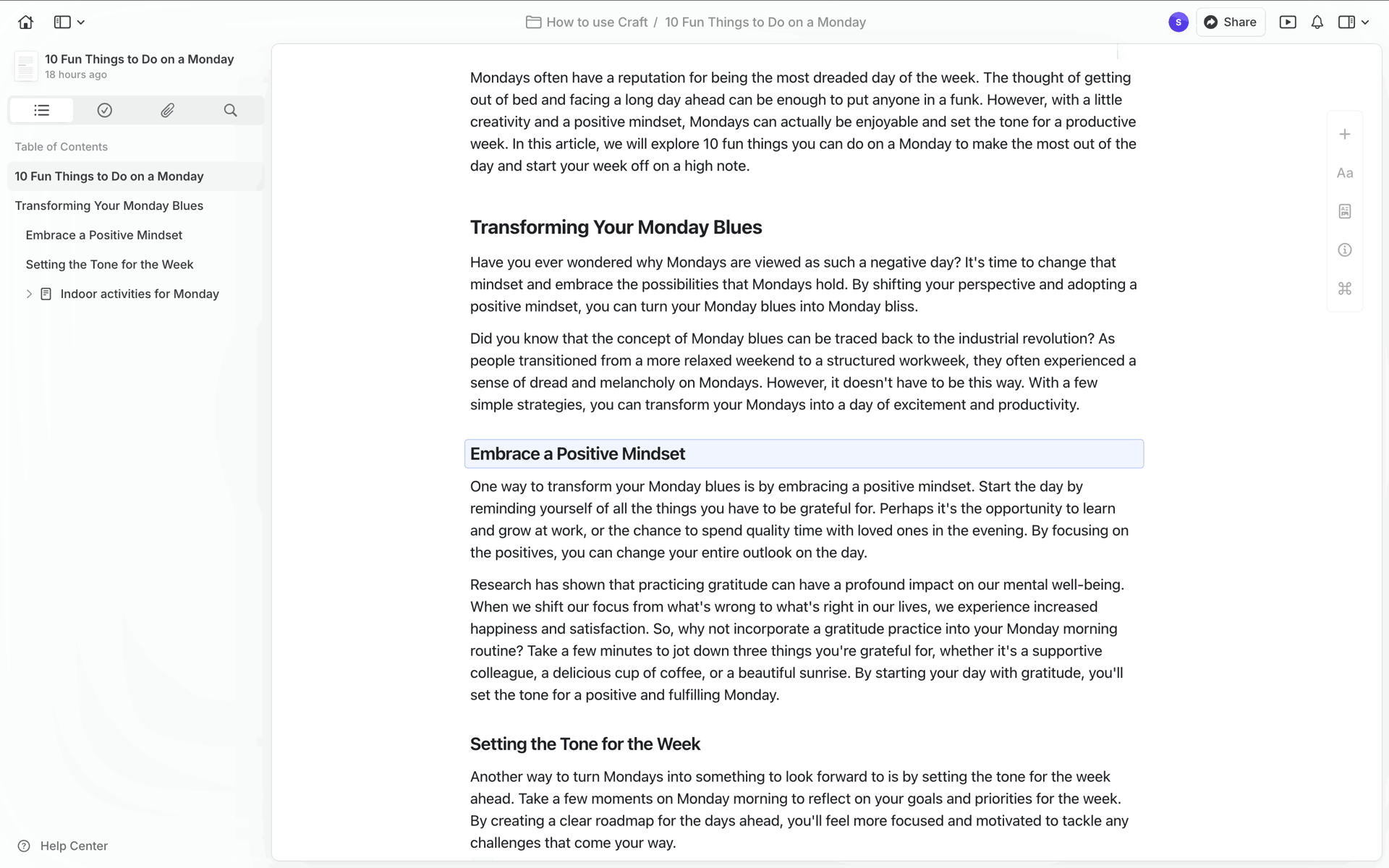 Craft Web AI interface screenshot 6