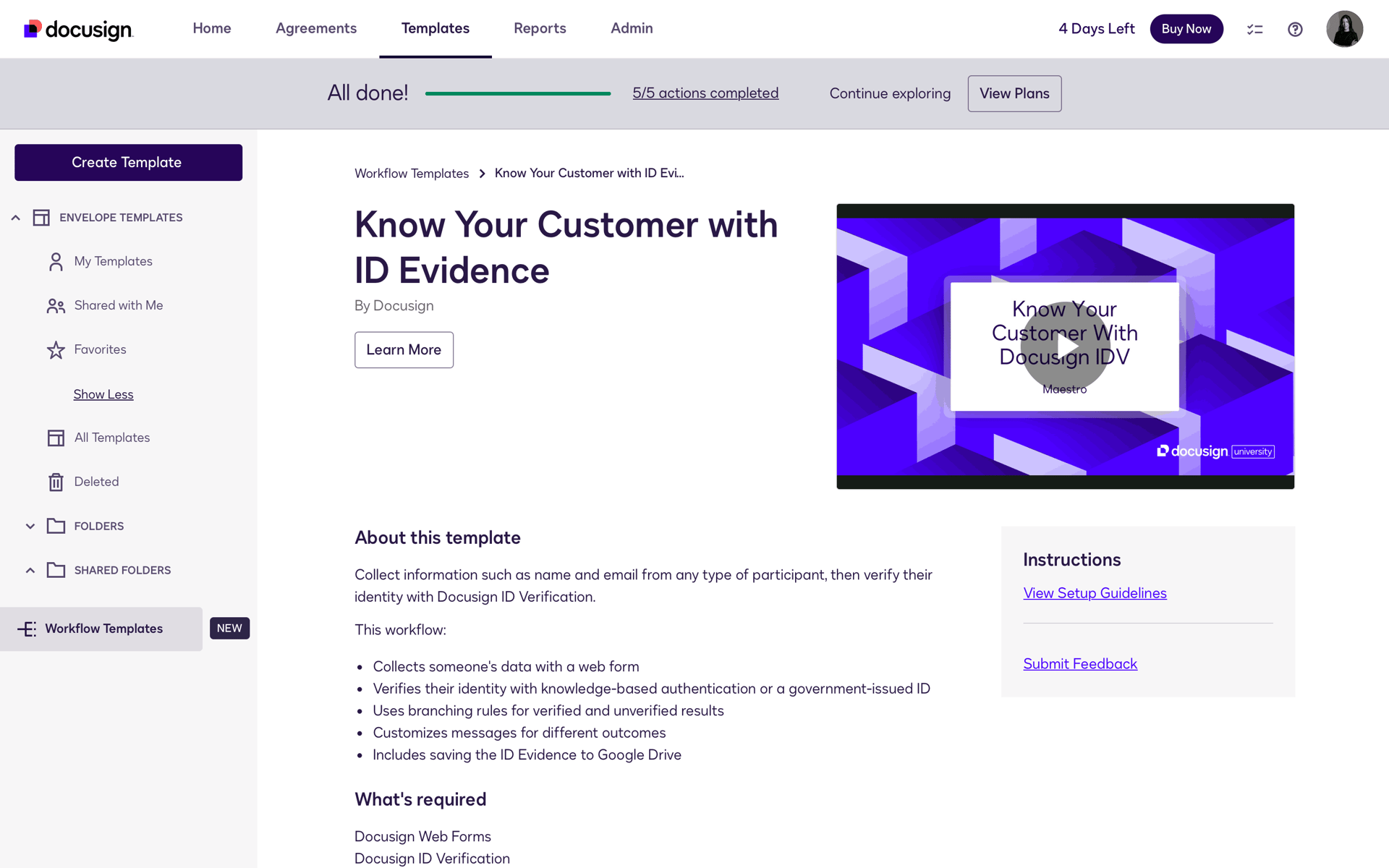 Docusign Web Business interface screenshot 23