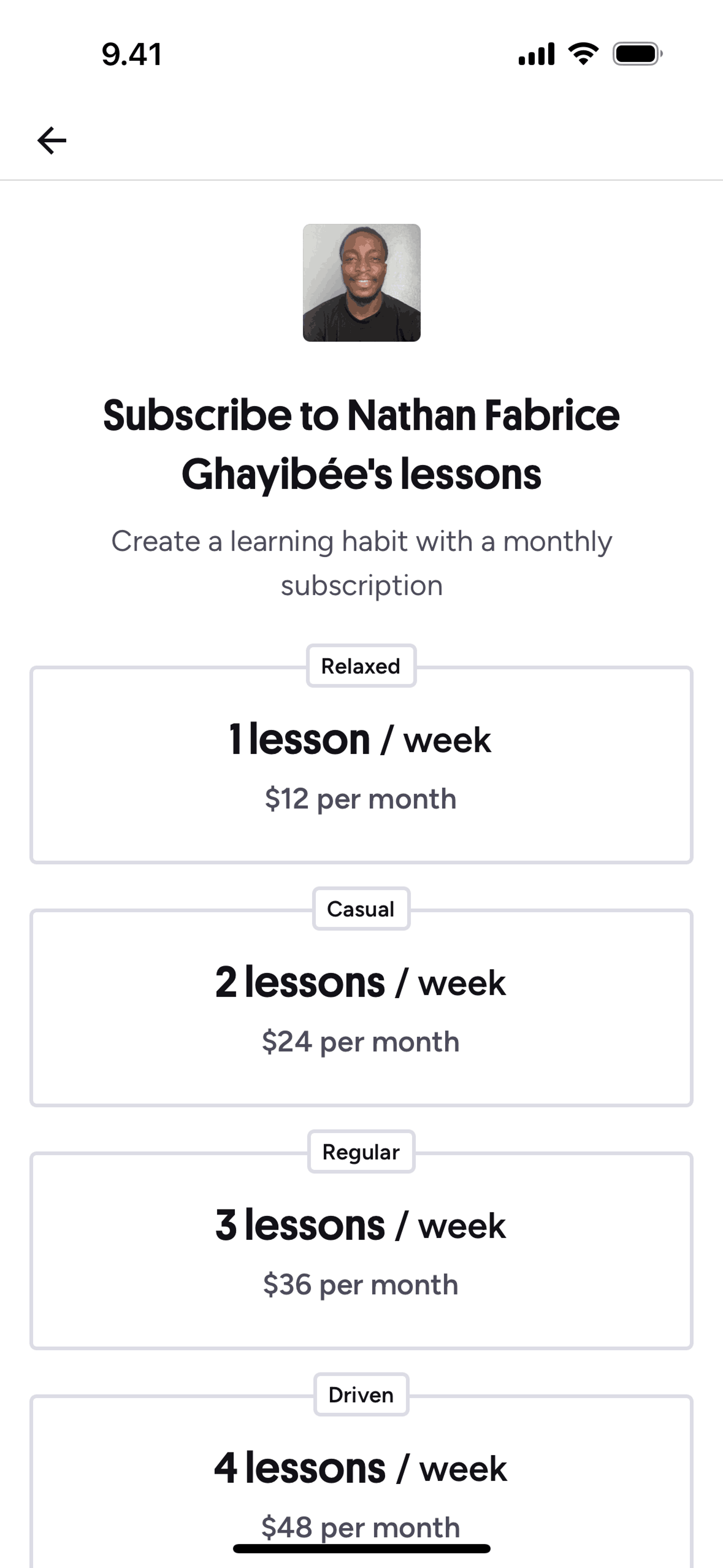 Preply iOS Education interface screenshot 13