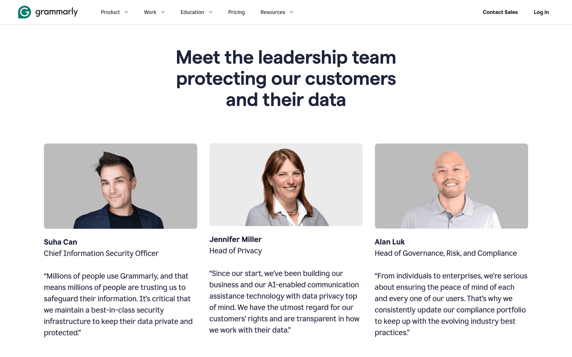 Grammarly onboarding reference for celebrate working value