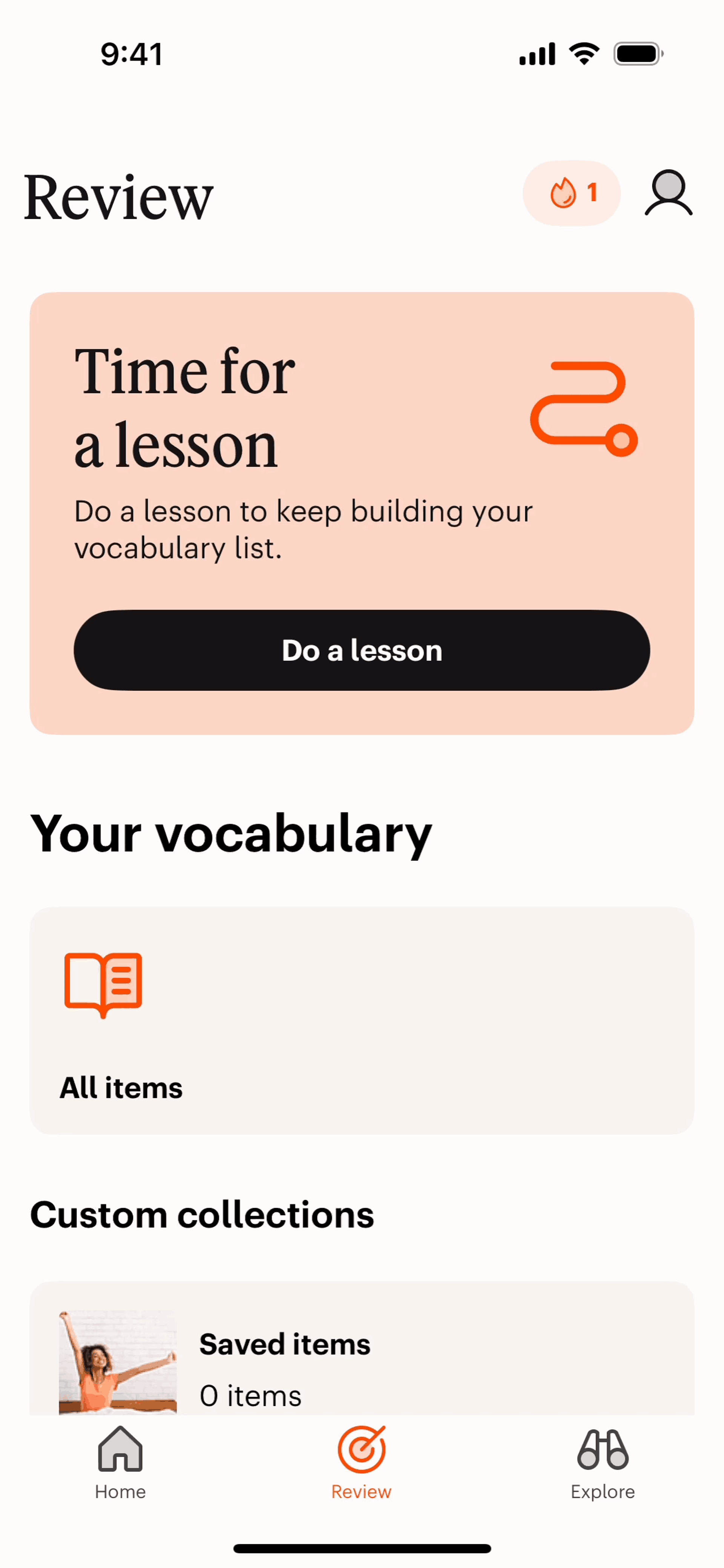 Babbel iOS Education interface screenshot 3