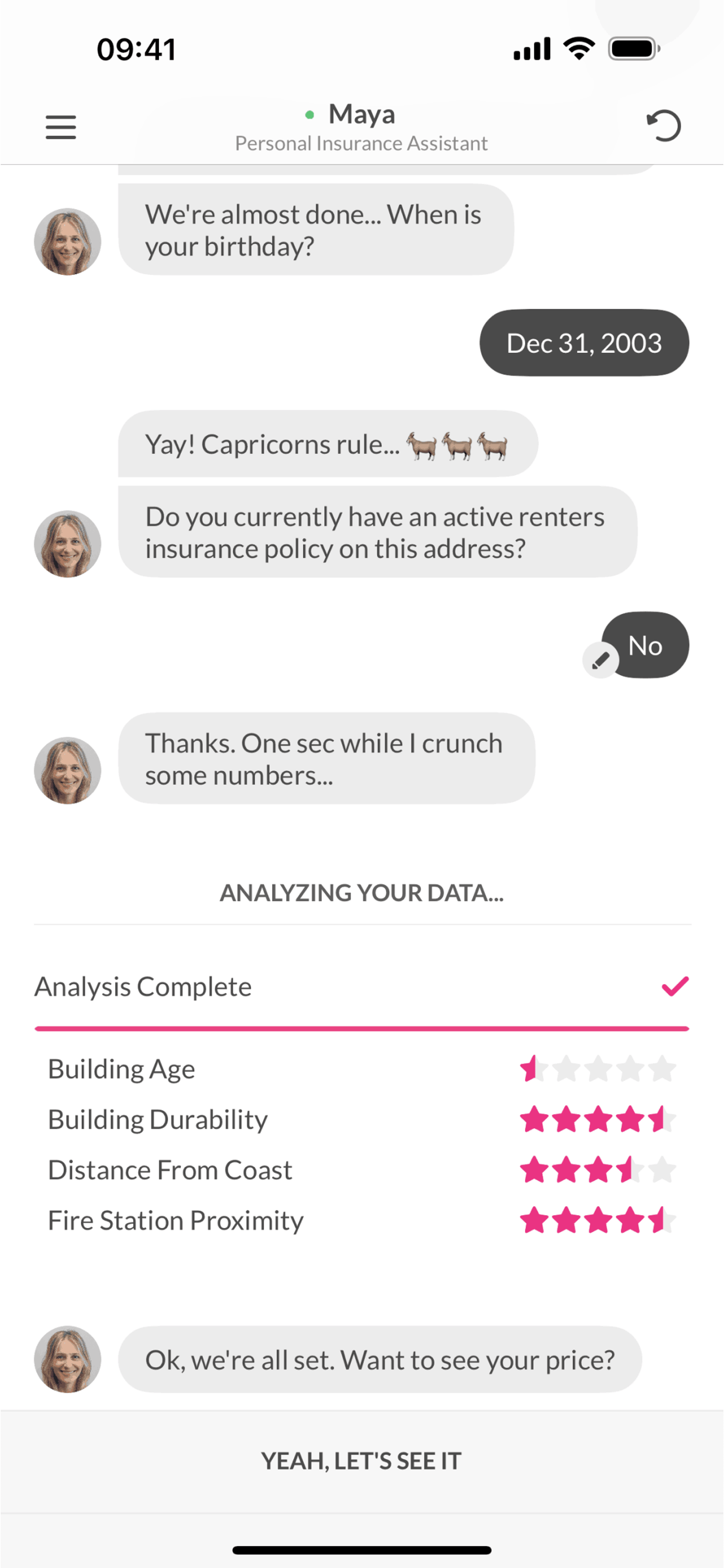 Lemonade Insurance iOS Finance interface screenshot 5