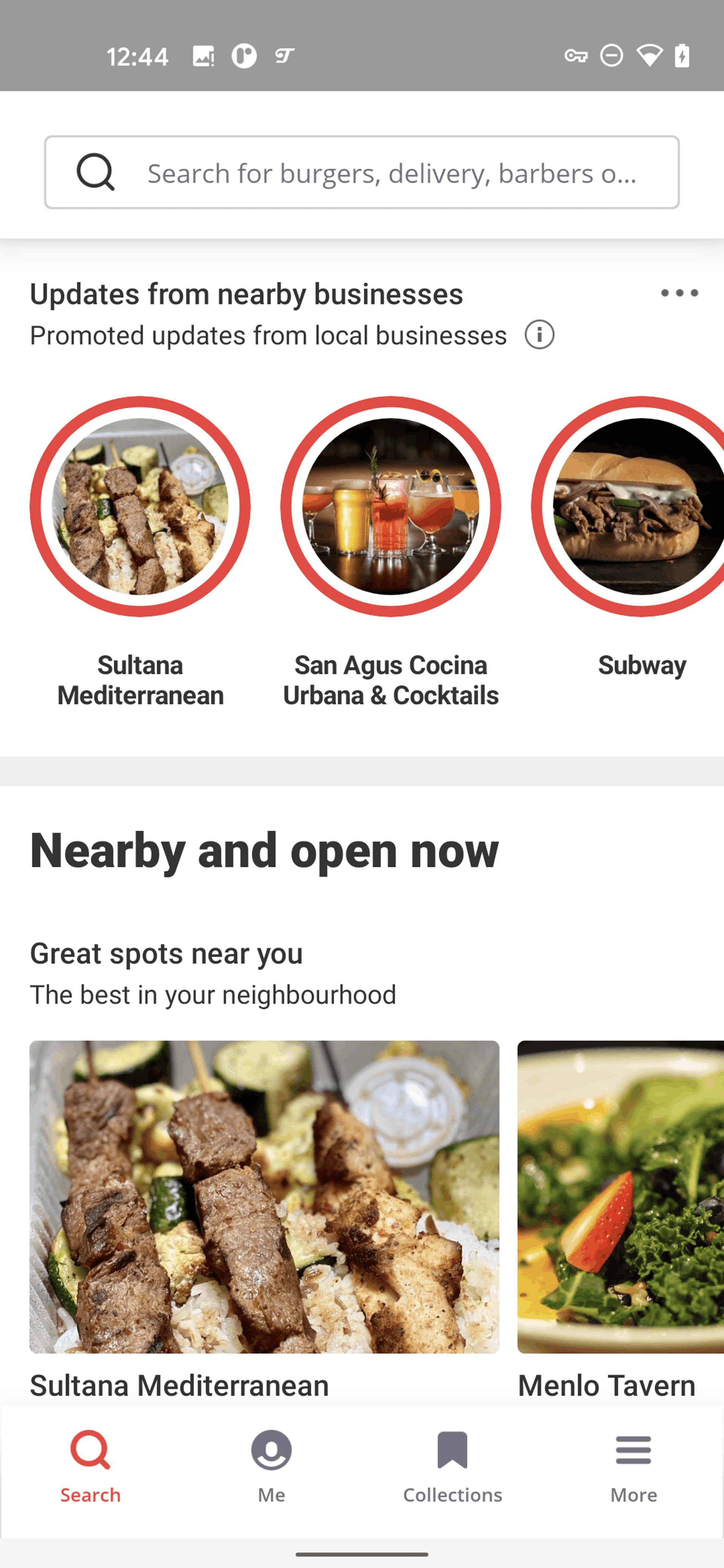 Yelp Android Food & Drink interface screenshot 20