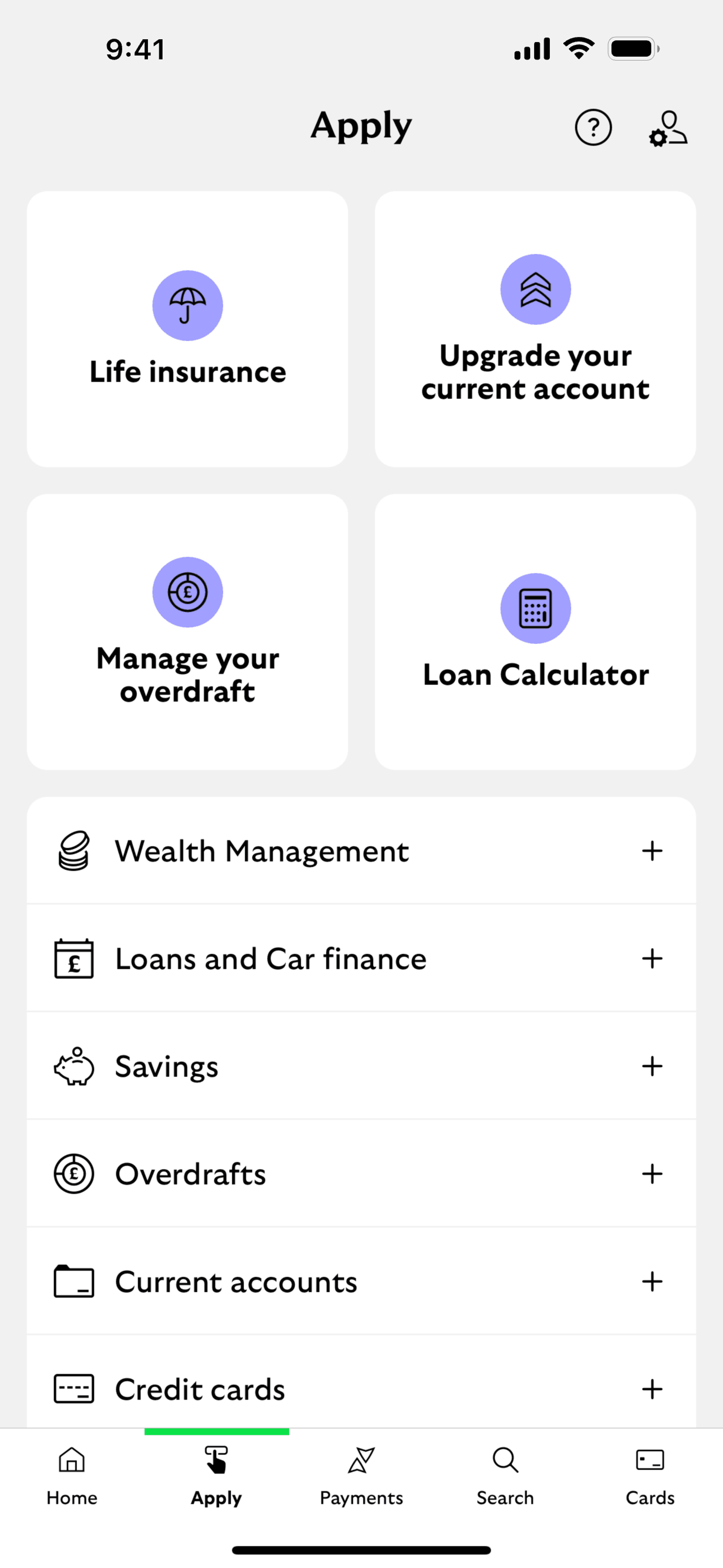 Lloyds Mobile Banking iOS Finance interface screenshot 9