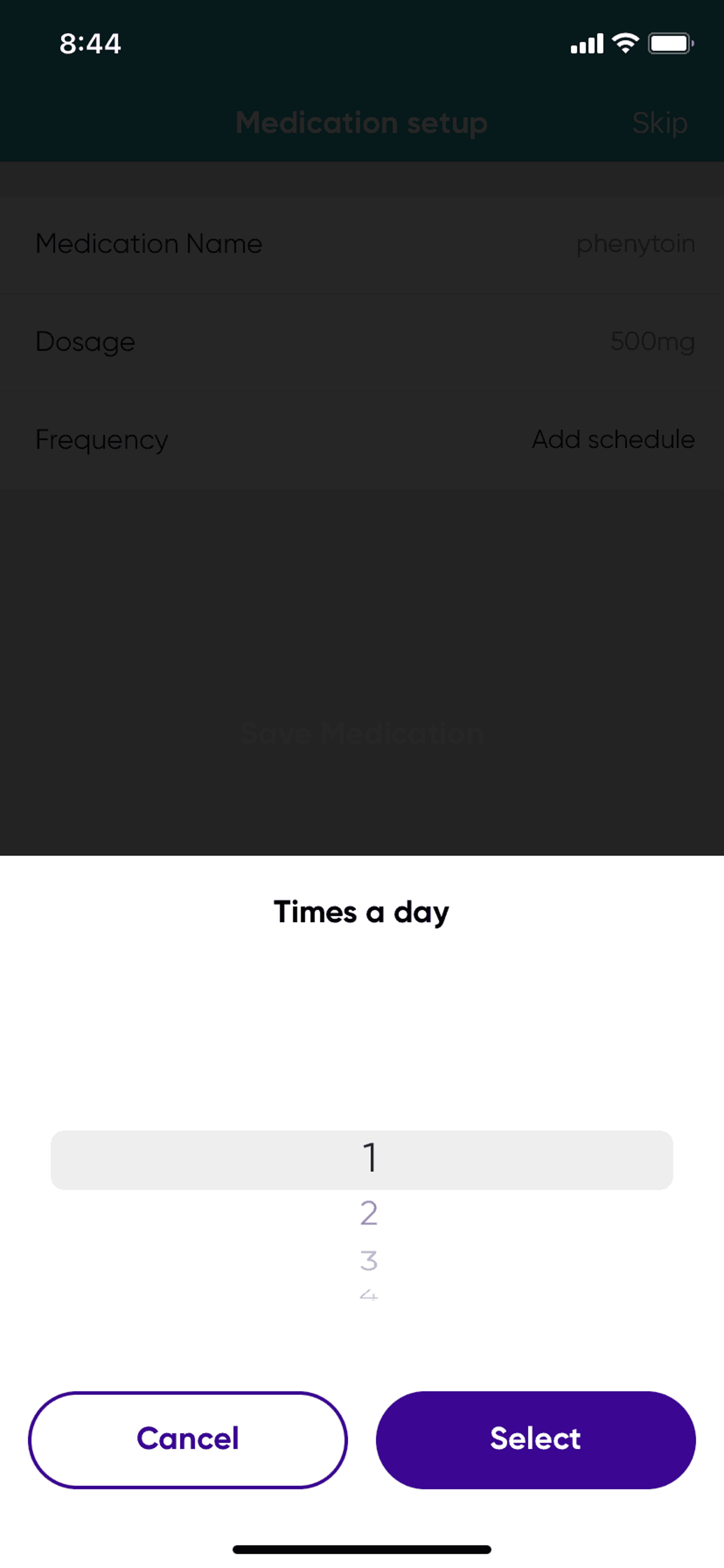 Epsy iOS Health & Fitness interface screenshot 20