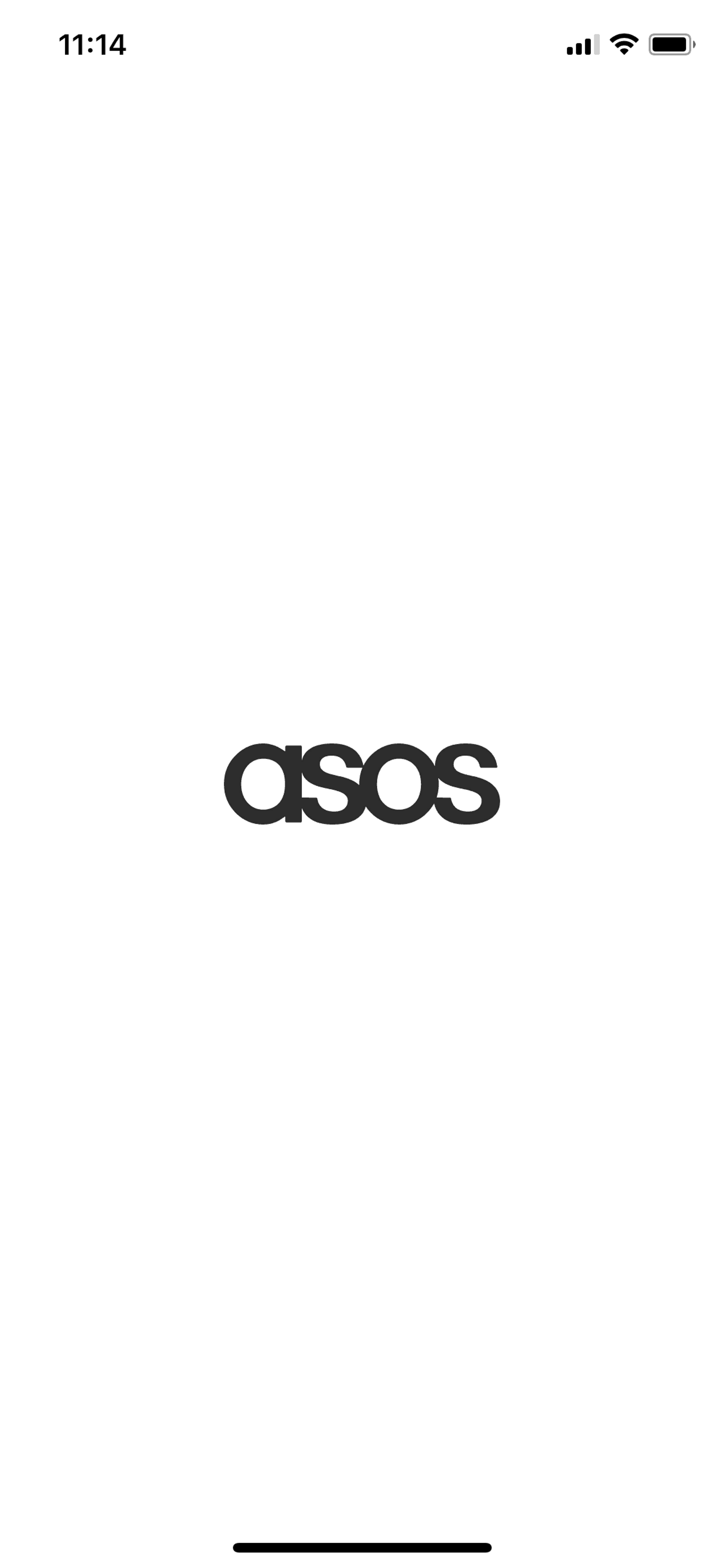 ASOS iOS Shopping interface screenshot 1