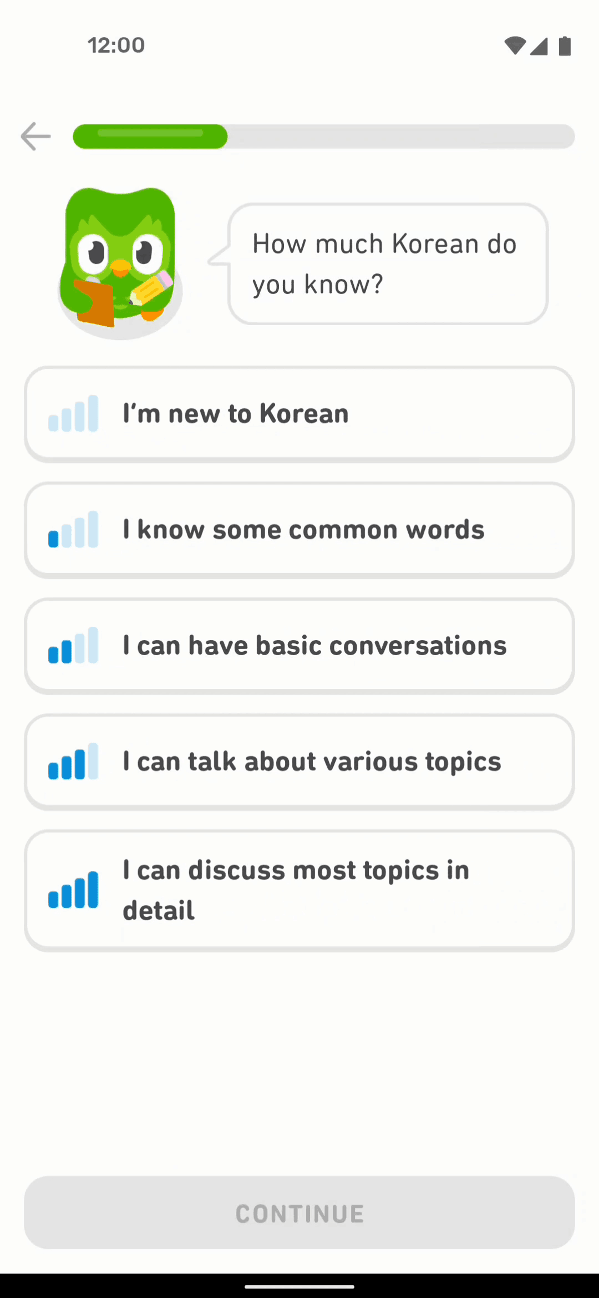 Duolingo Android Education interface screenshot 13