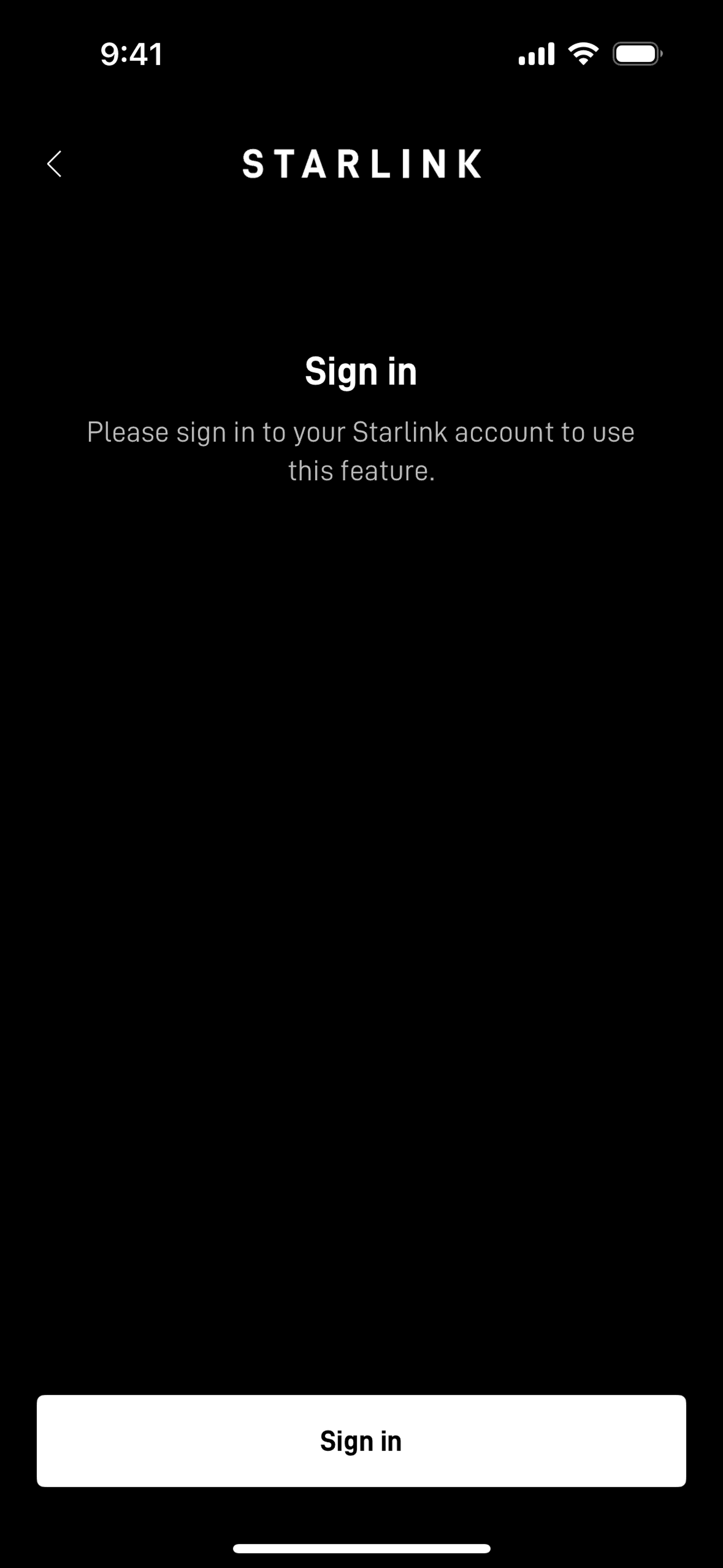 Starlink iOS Utilities interface screenshot 5