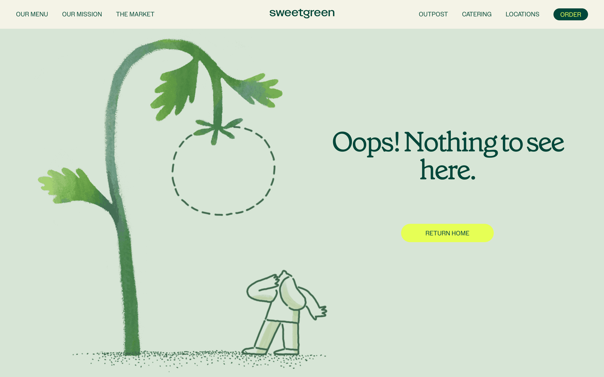 sweetgreen Web Food & Drink interface screenshot 3