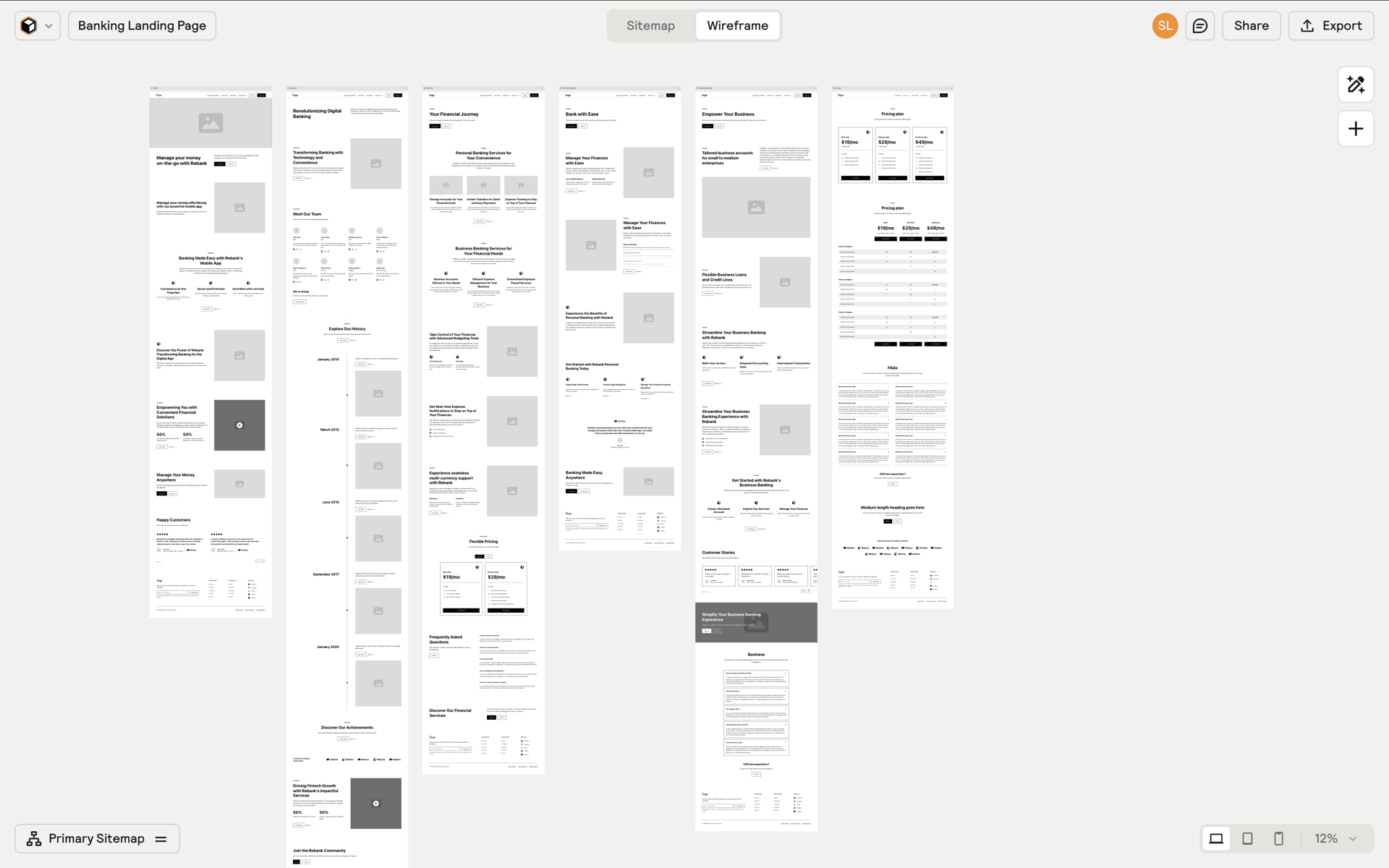 Relume Web AI interface screenshot 1