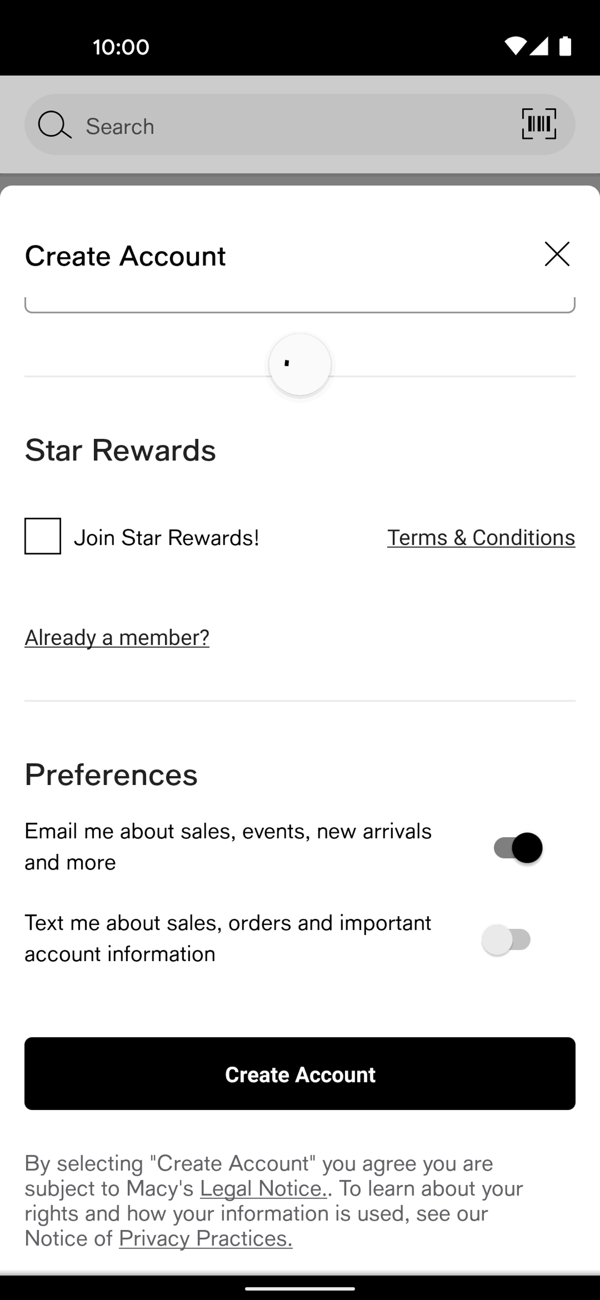 Macy's Android Shopping interface screenshot 13