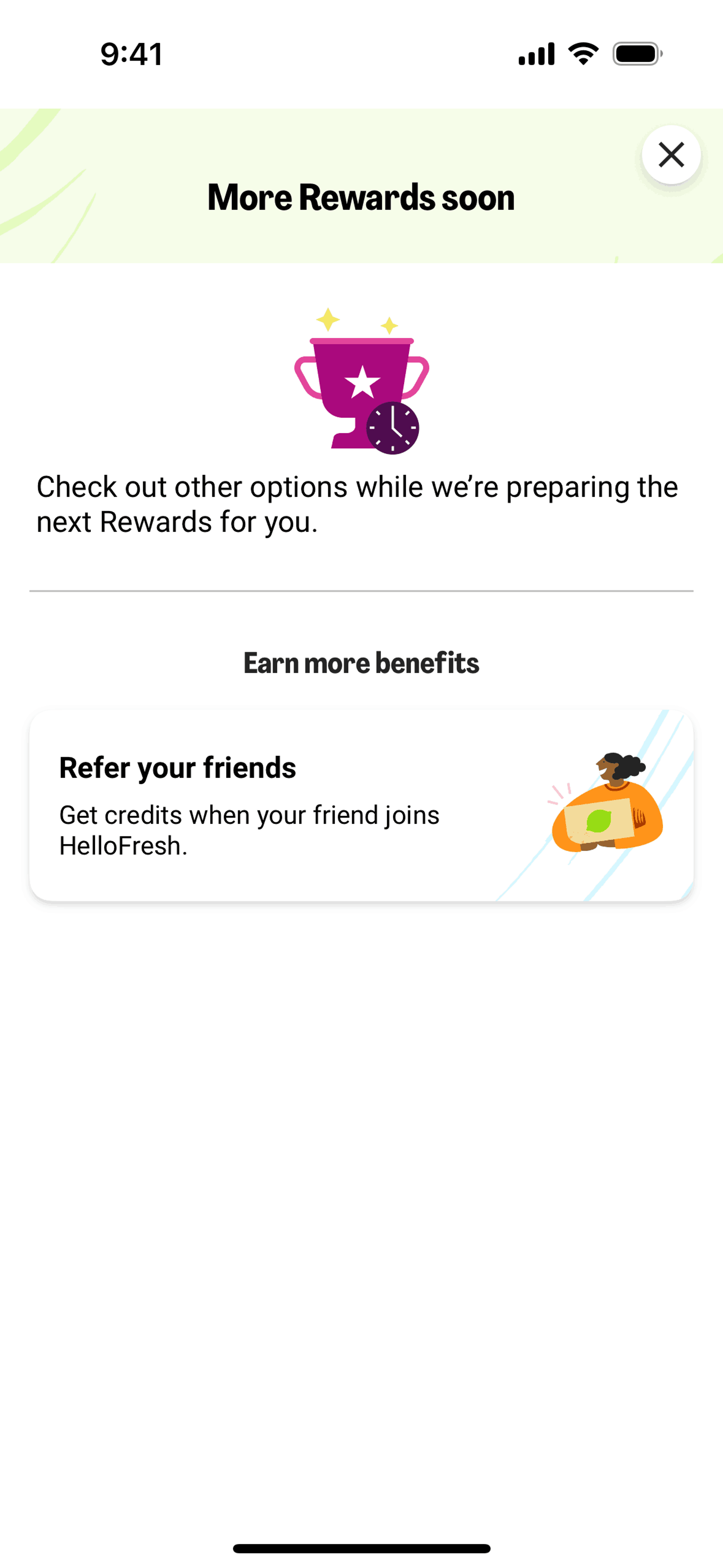 HelloFresh iOS Food & Drink interface screenshot 16
