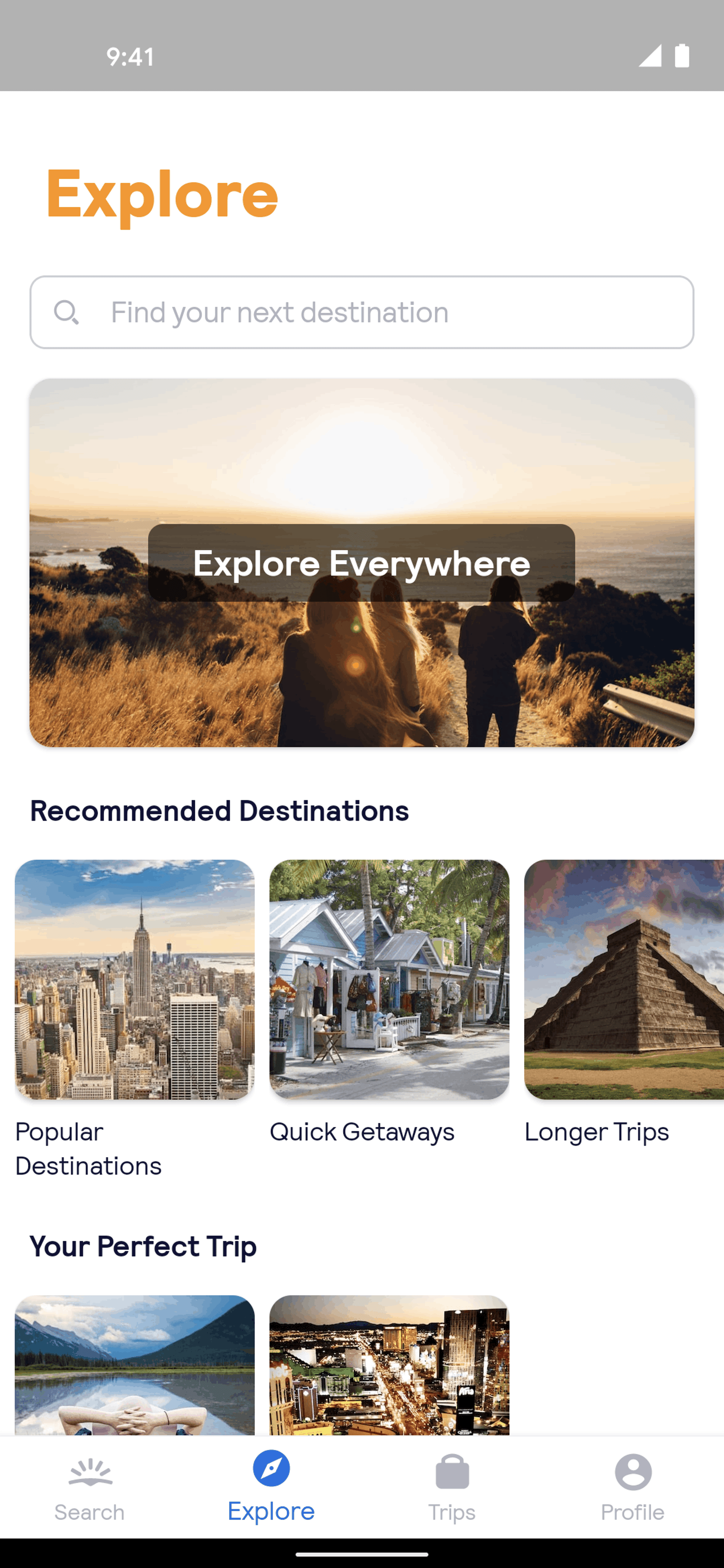 Skyscanner Android Travel & Transportation interface screenshot 2