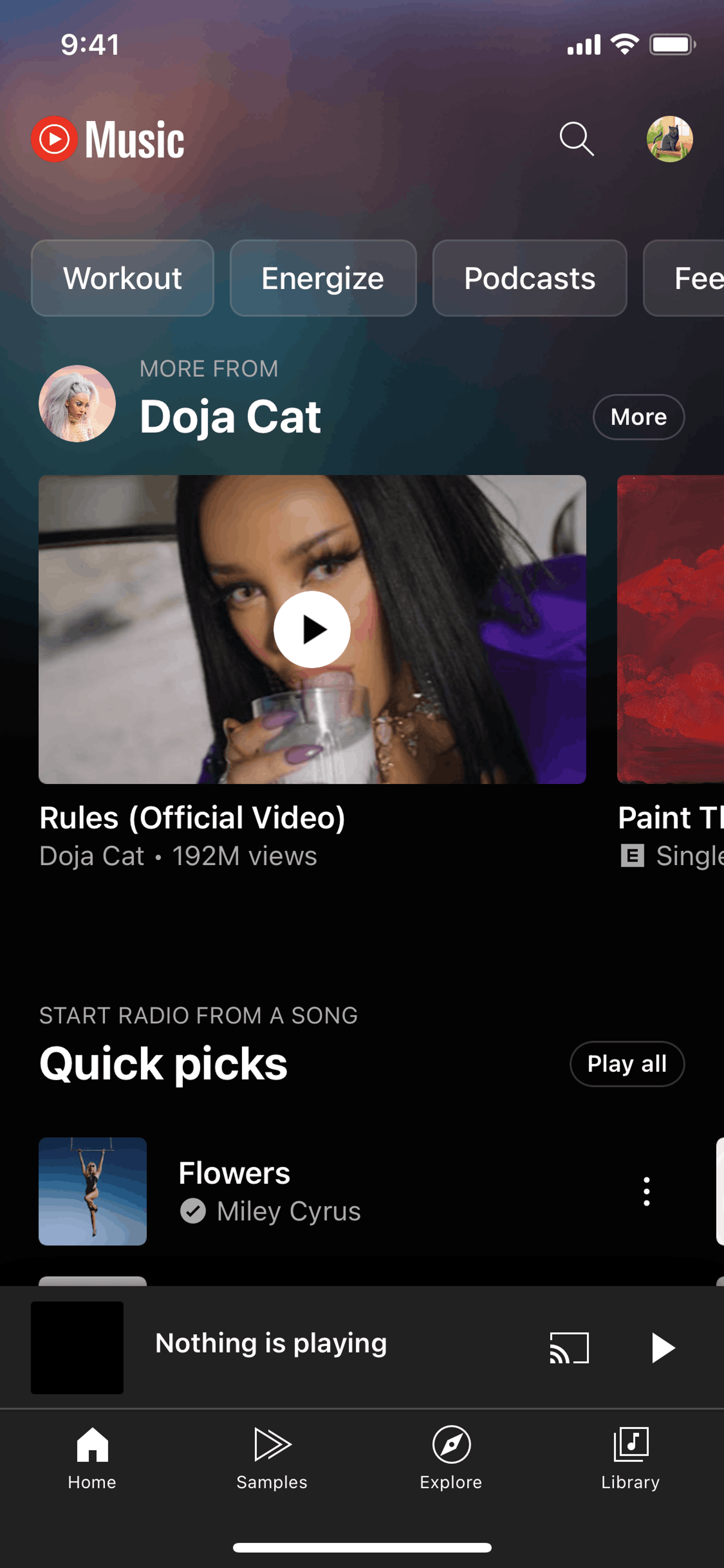 YouTube Music iOS Music & Audio interface screenshot 5