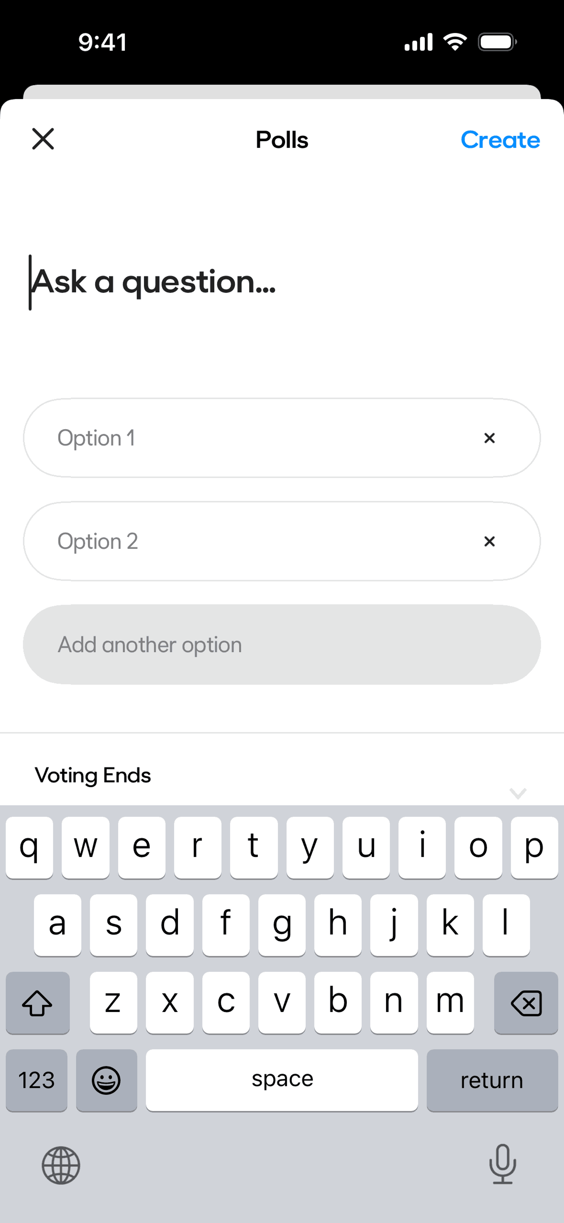 BFF iOS Social Networking interface screenshot 6