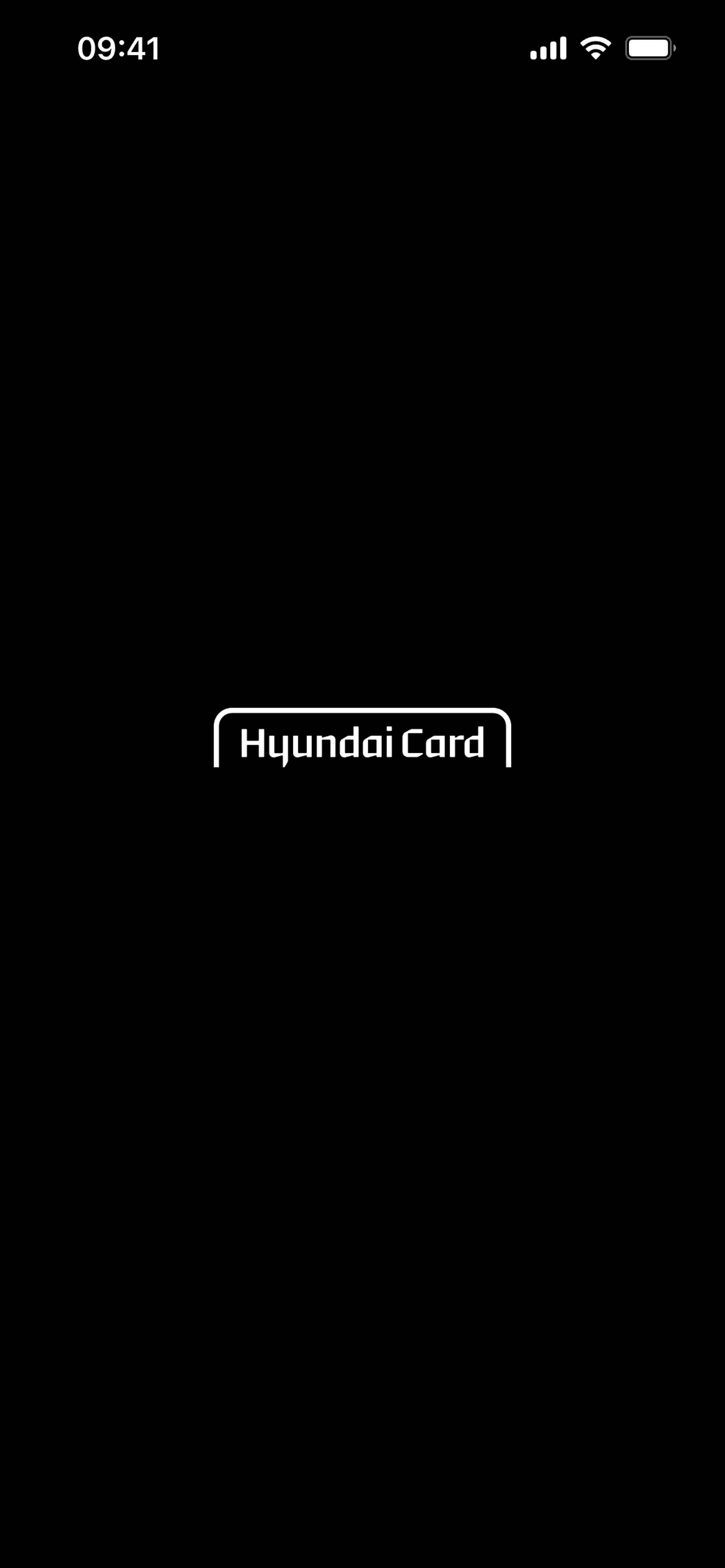 Hyundai Card iOS Finance interface screenshot 2