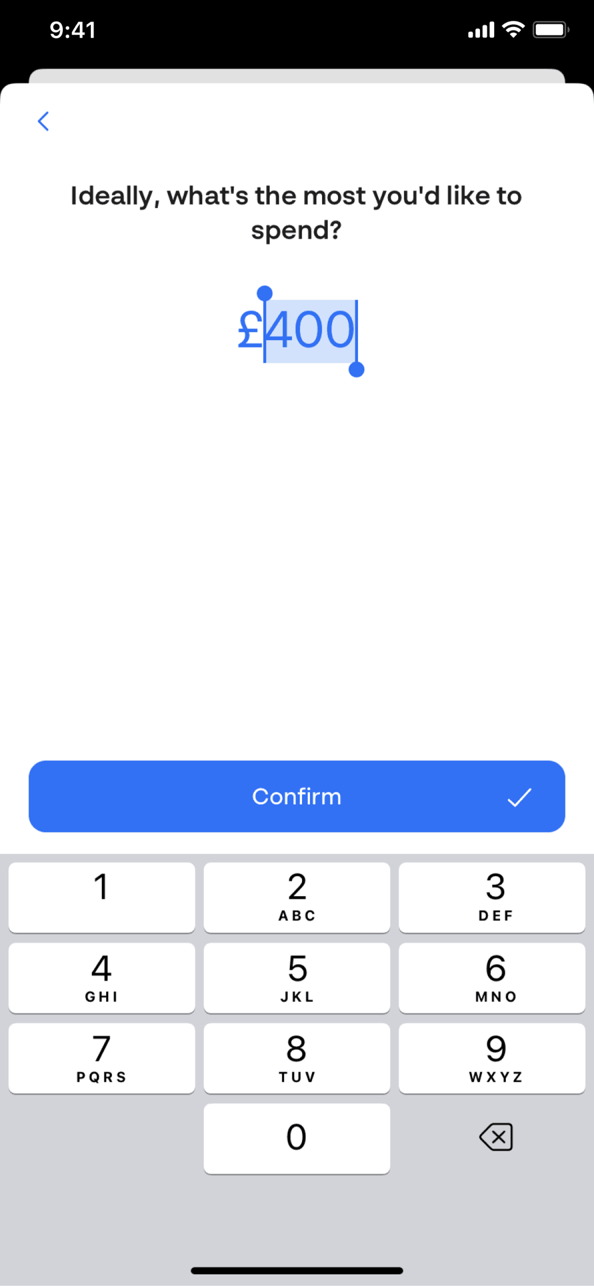Monese iOS Finance interface screenshot 10