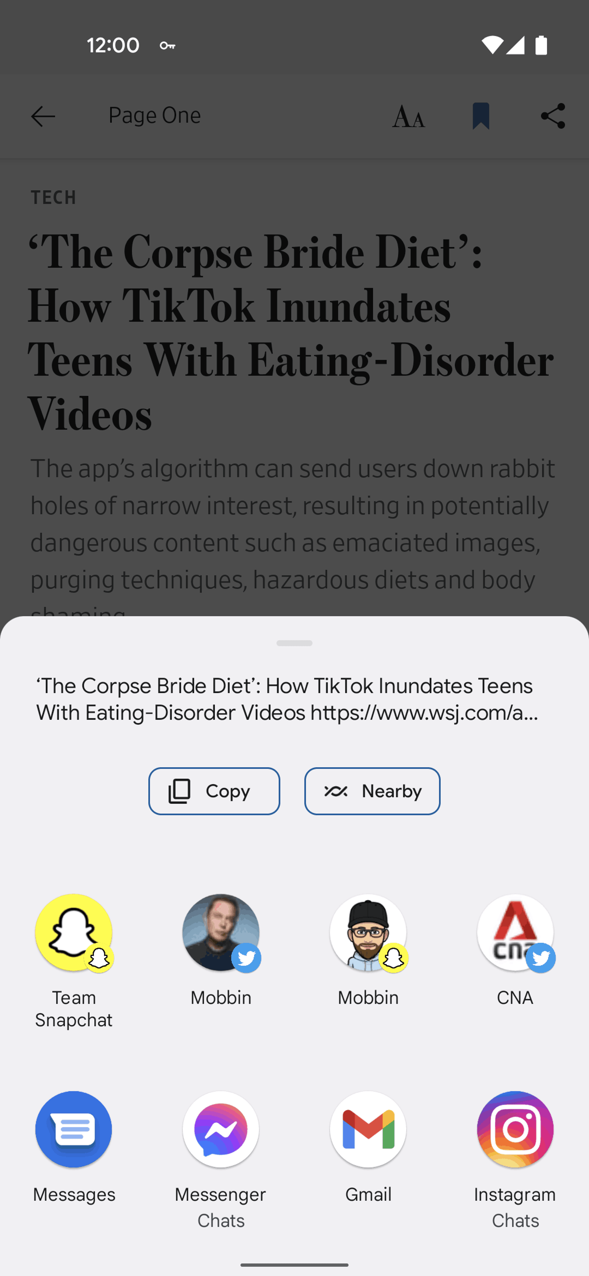 The Wall Street Journal Android News interface screenshot 20