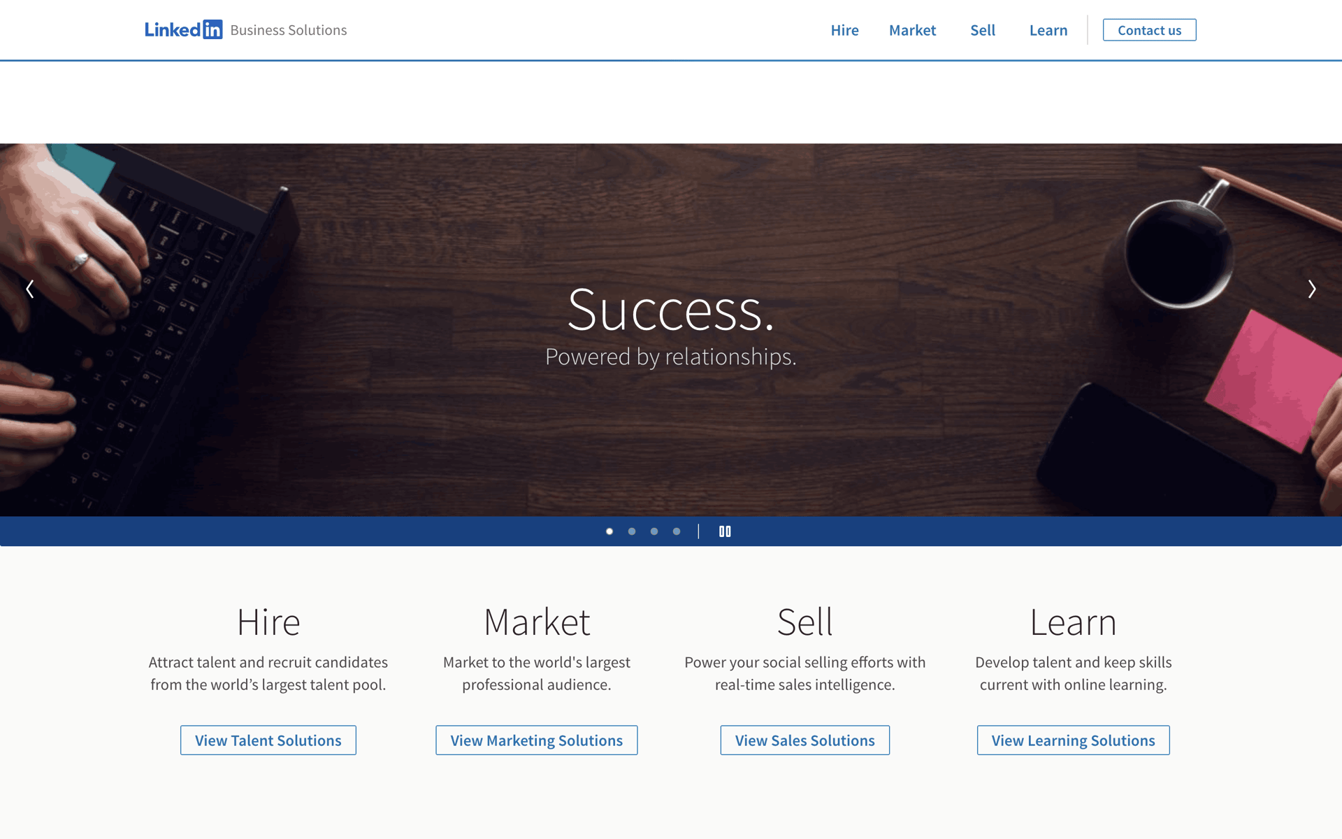 LinkedIn Web Business interface screenshot 7