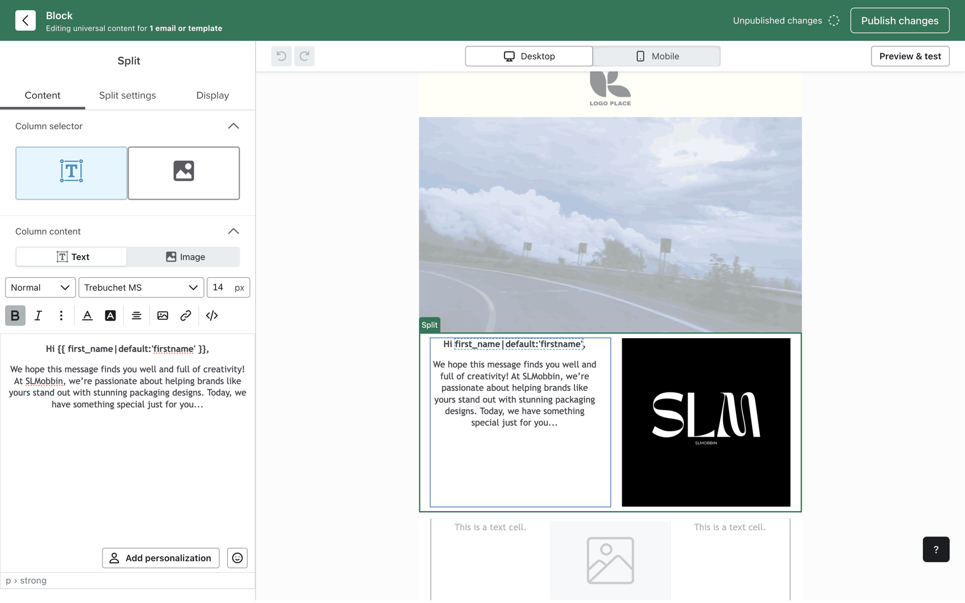 Klaviyo Web Business interface screenshot 22