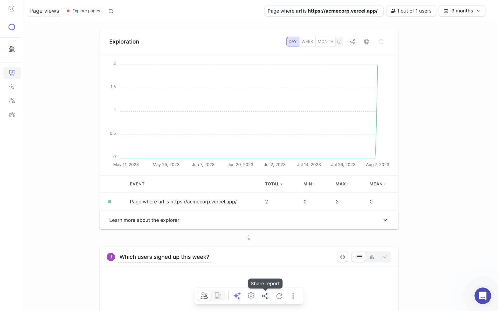 June Web Business interface screenshot 15