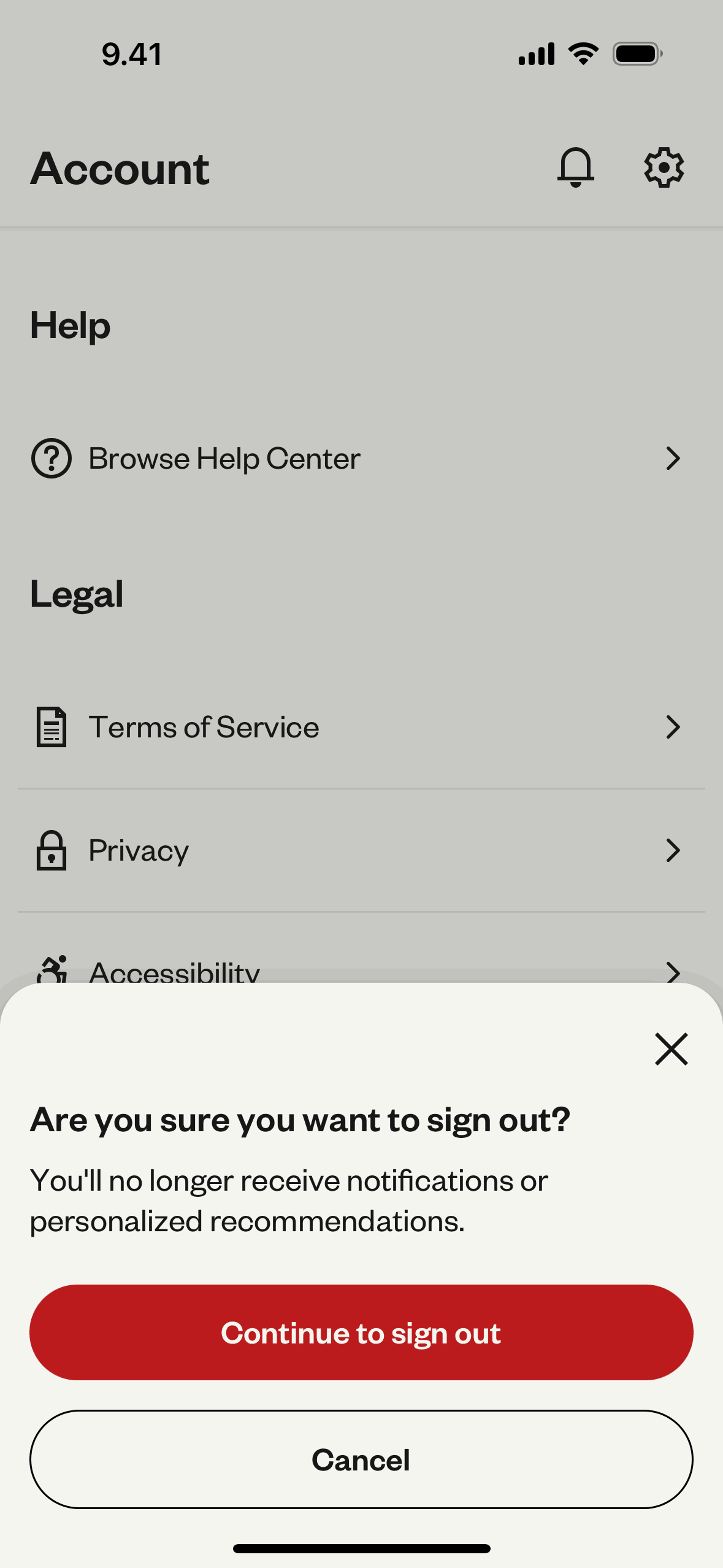 Eventbrite iOS Entertainment interface screenshot 19