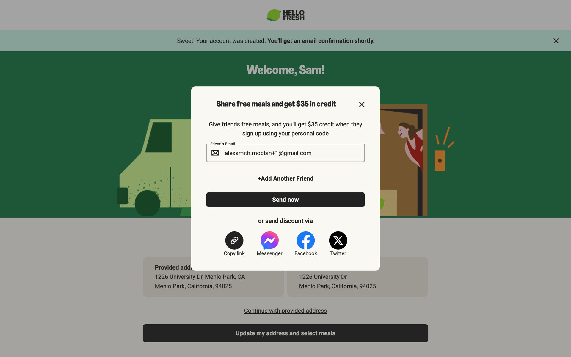 HelloFresh Web Lifestyle interface screenshot 19