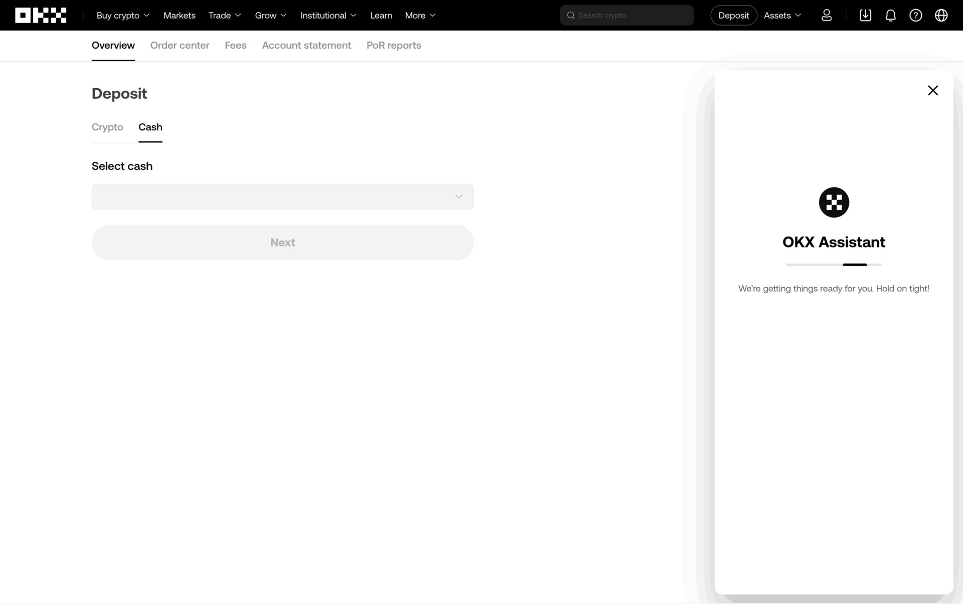 OKX Web Finance interface screenshot 22