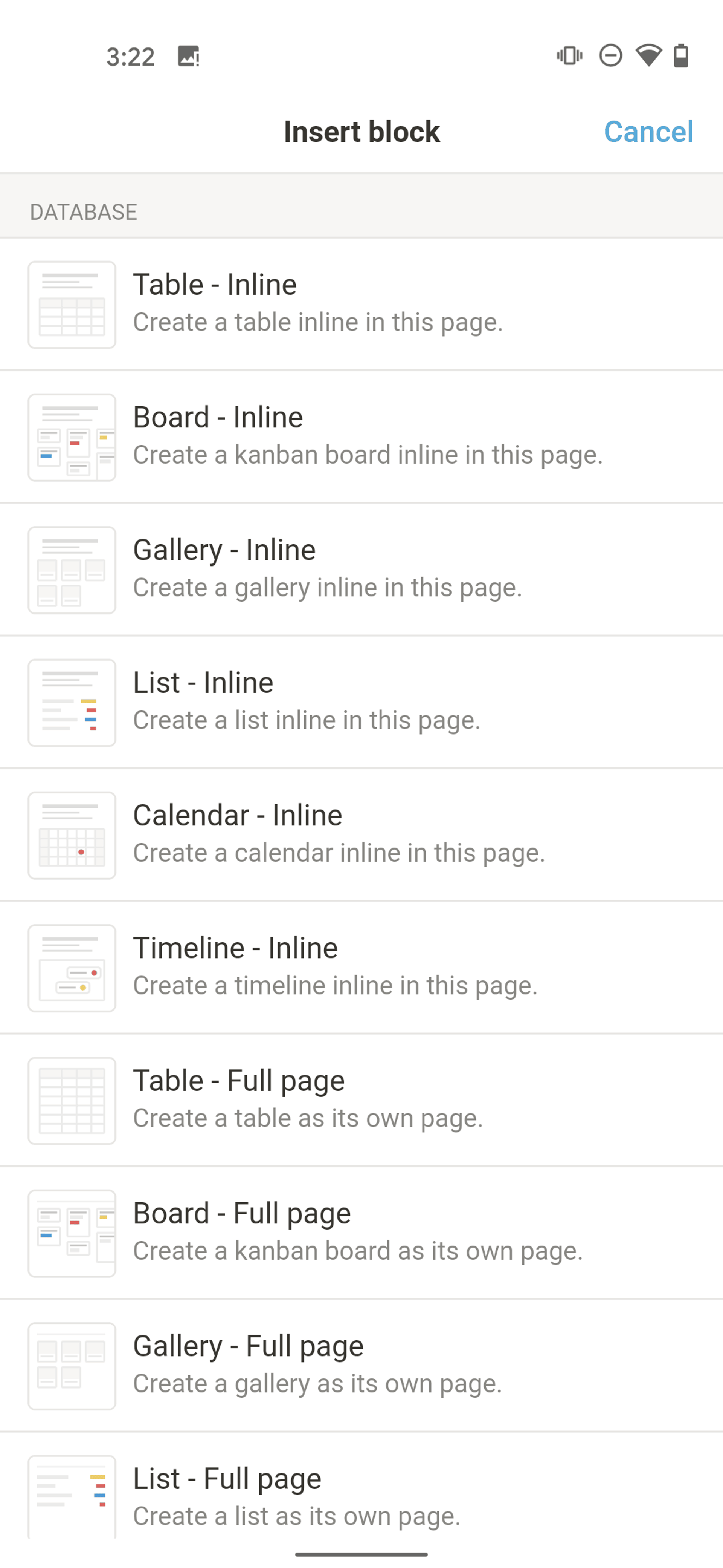 Notion Android Collaboration interface screenshot 15