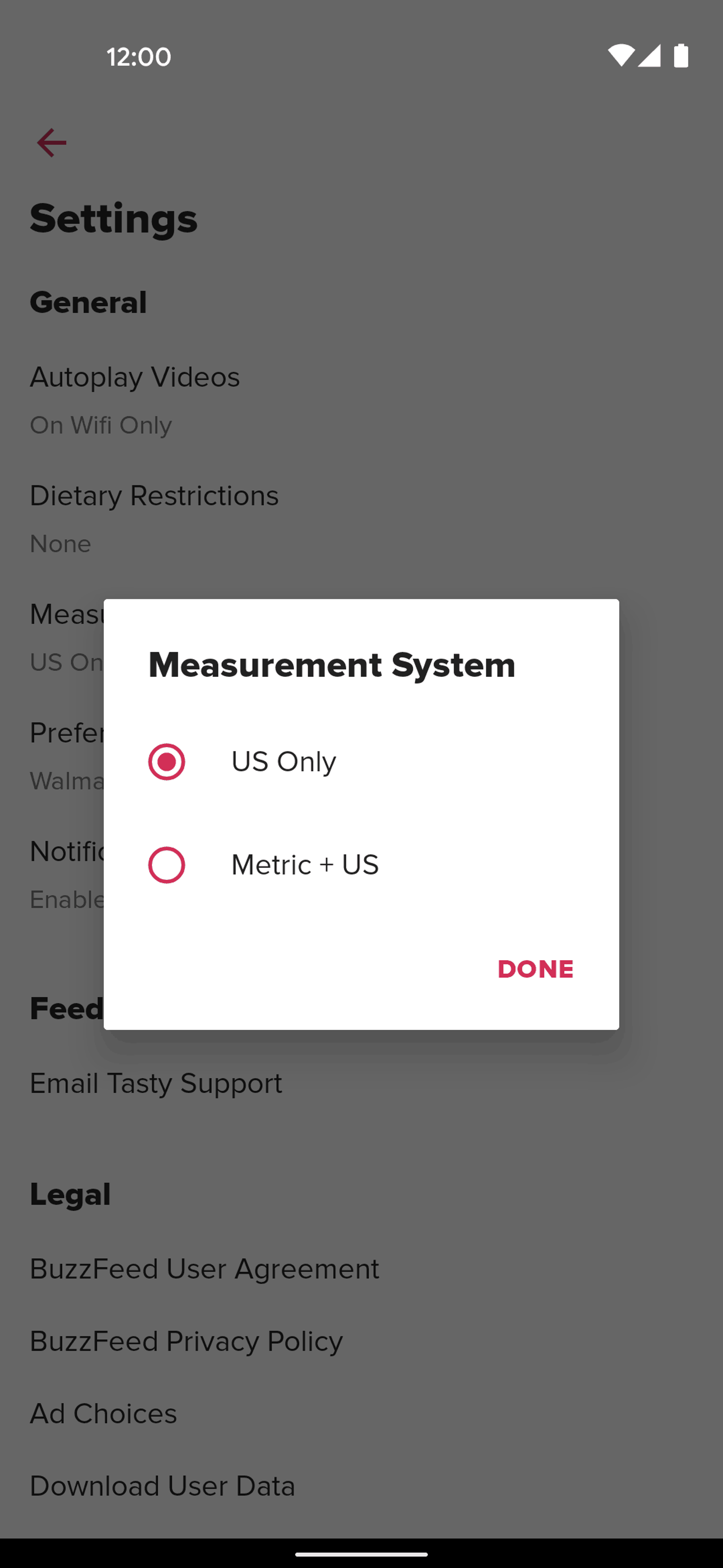 Tasty Android Food & Drink interface screenshot 11