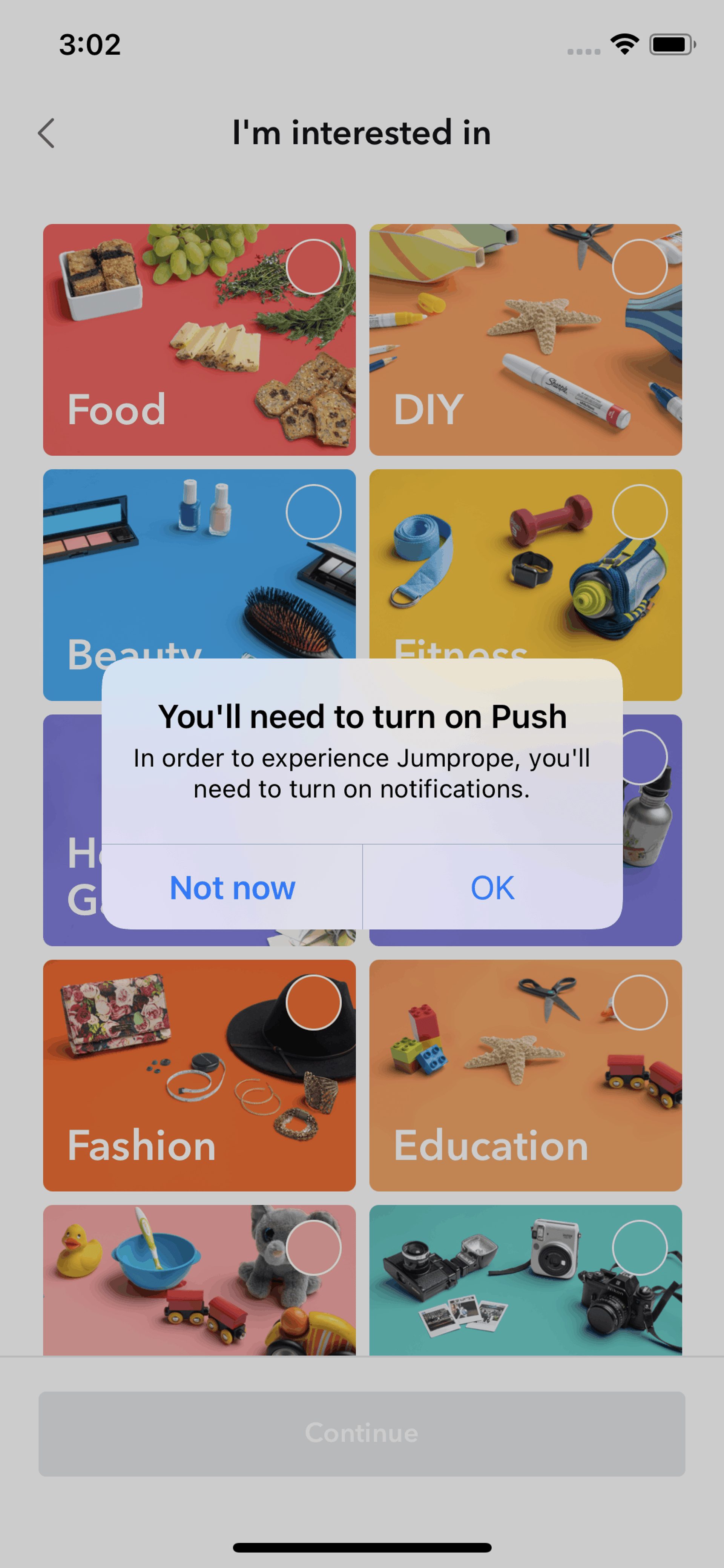 Jumprope iOS Photo & Video interface screenshot 4