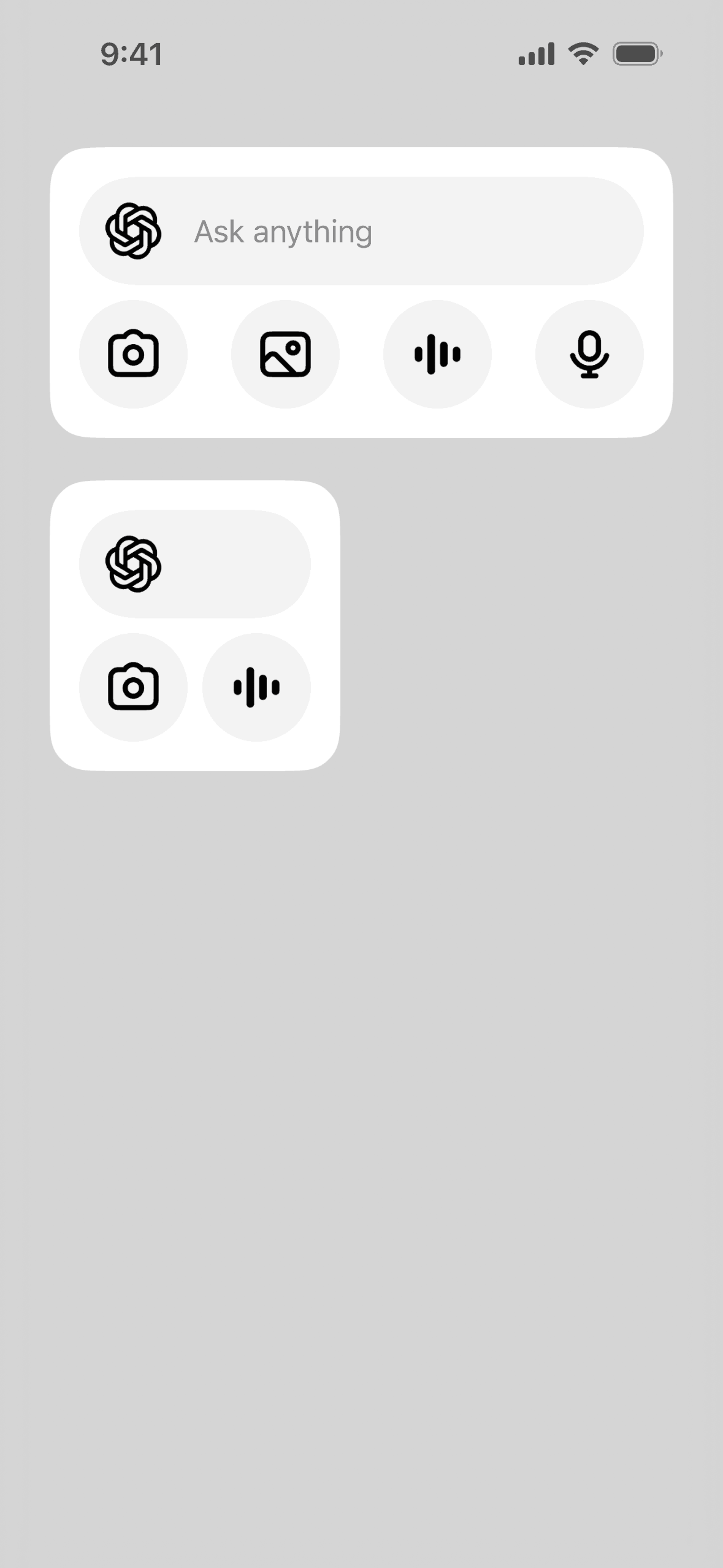 ChatGPT iOS AI interface screenshot 4