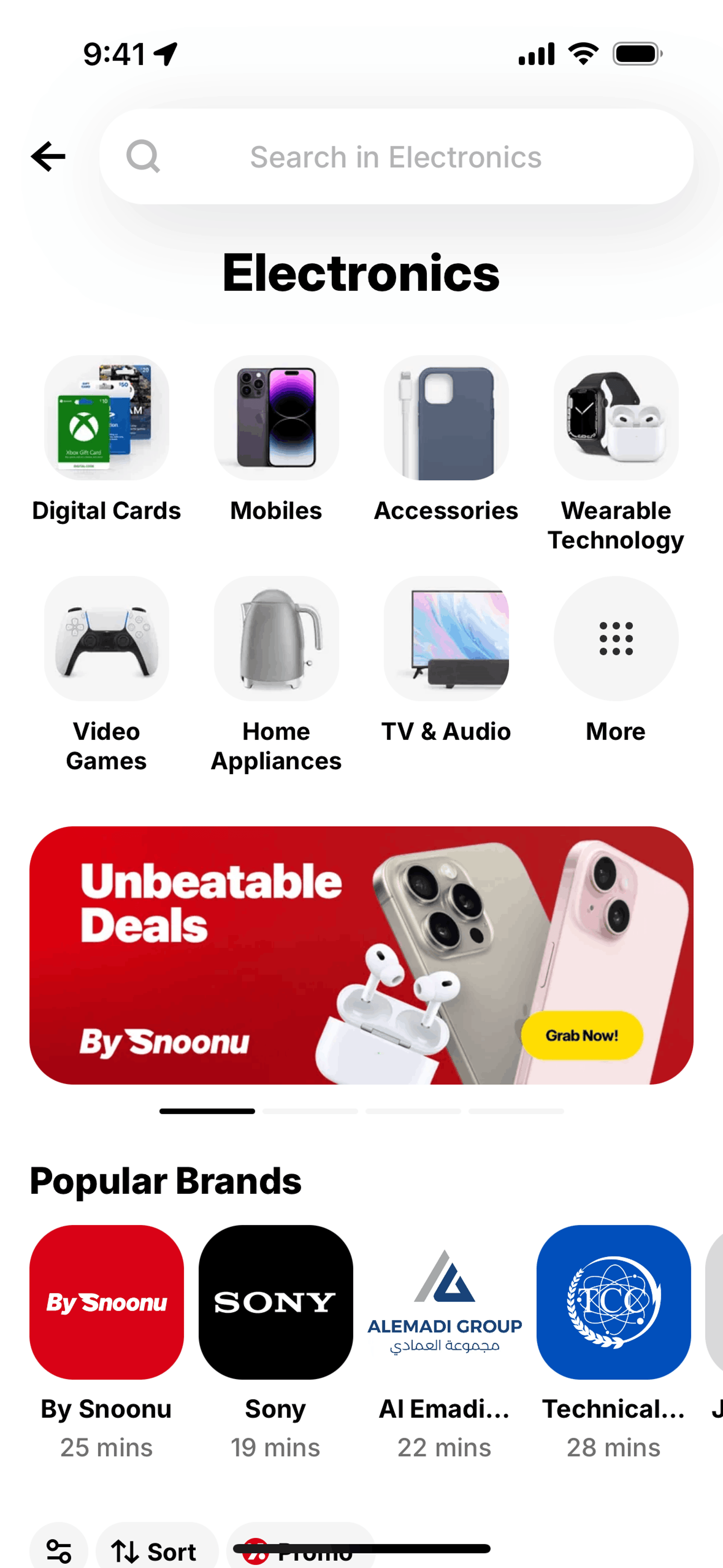 Snoonu iOS Shopping interface screenshot 13