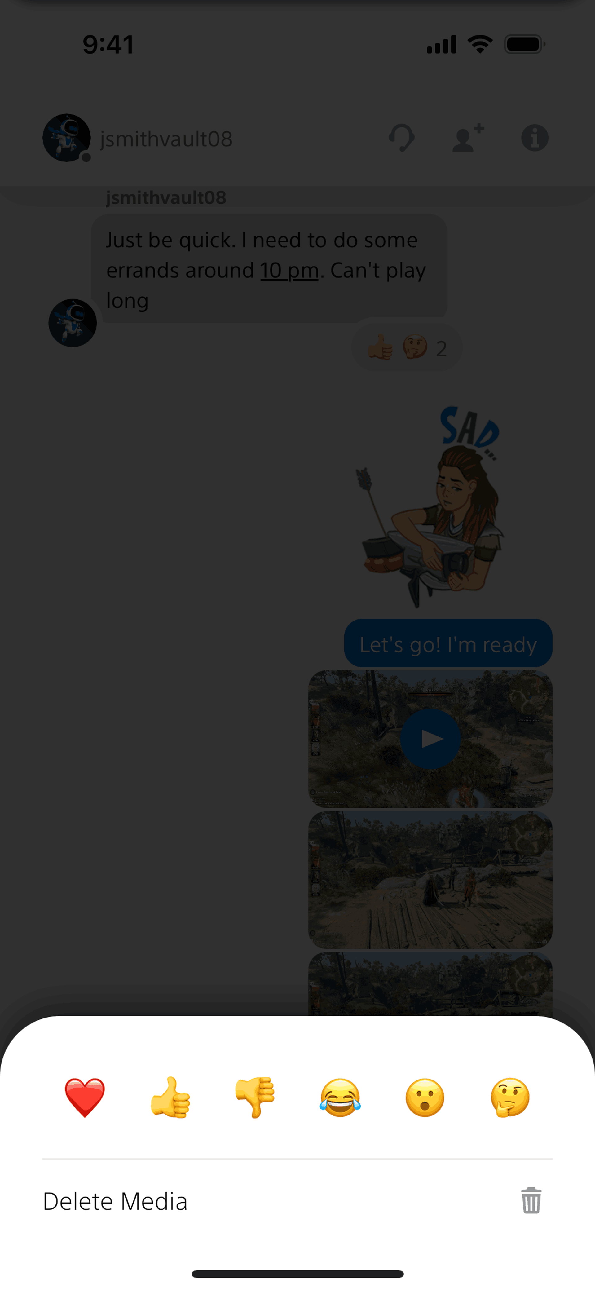 PlayStation App iOS Entertainment interface screenshot 12
