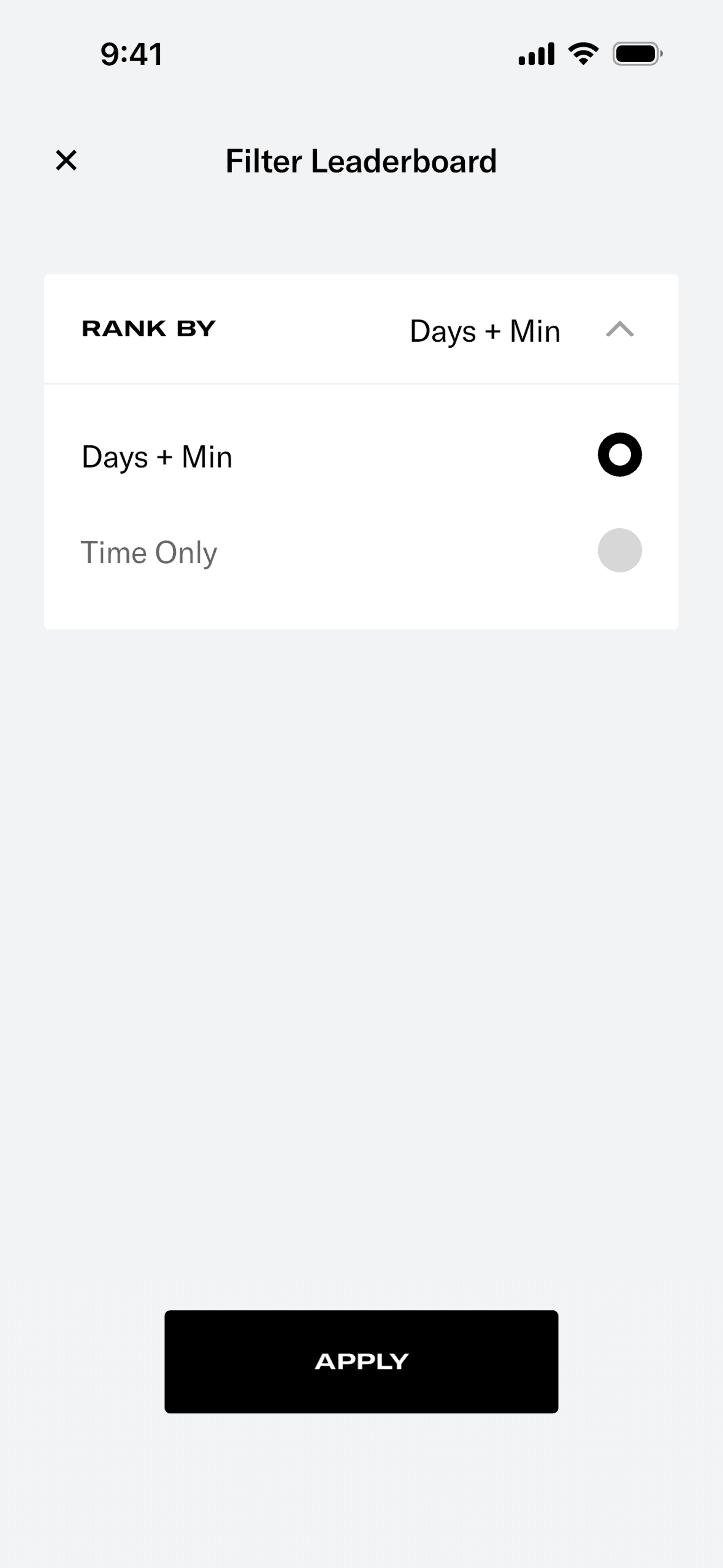 Tonal iOS strength training interface screenshot 6