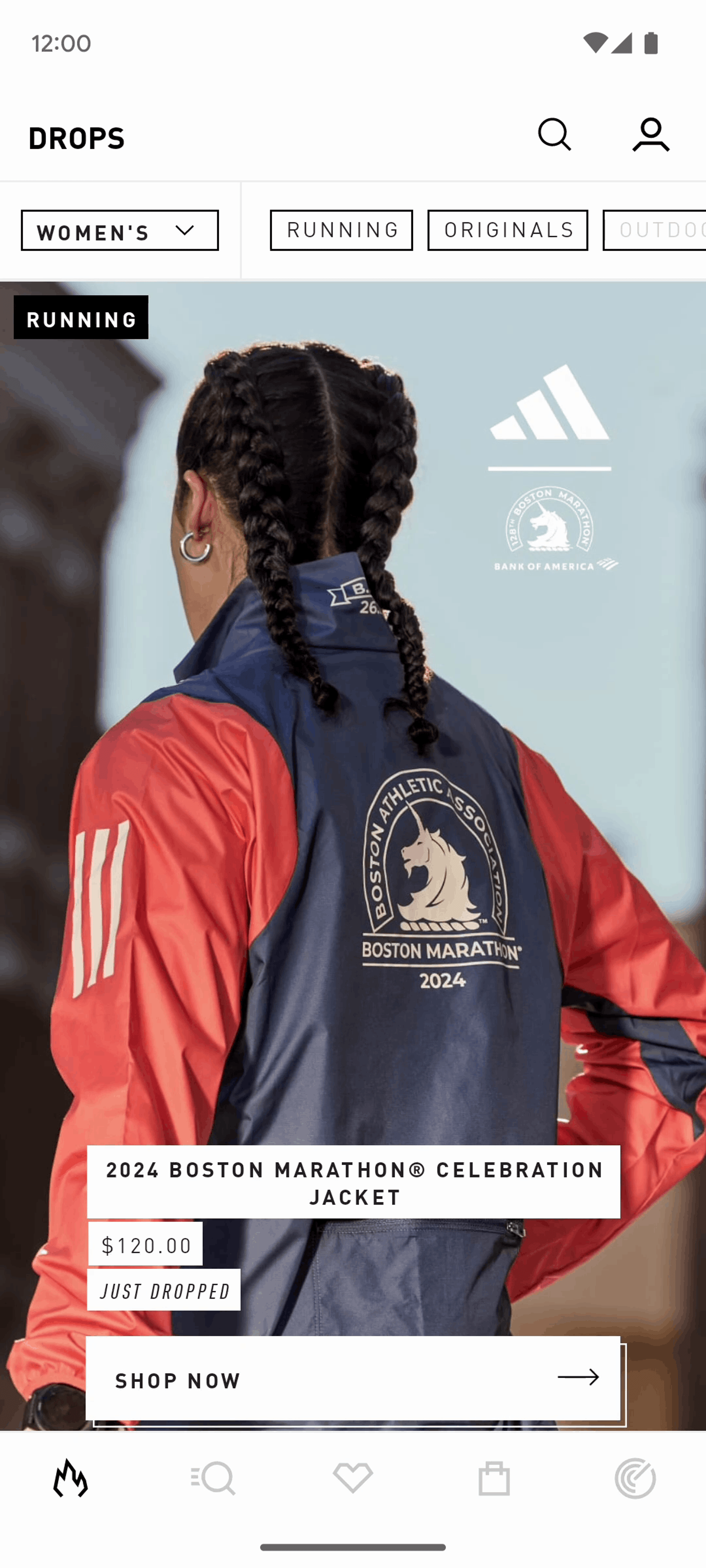 adidas Android Shopping interface screenshot 5