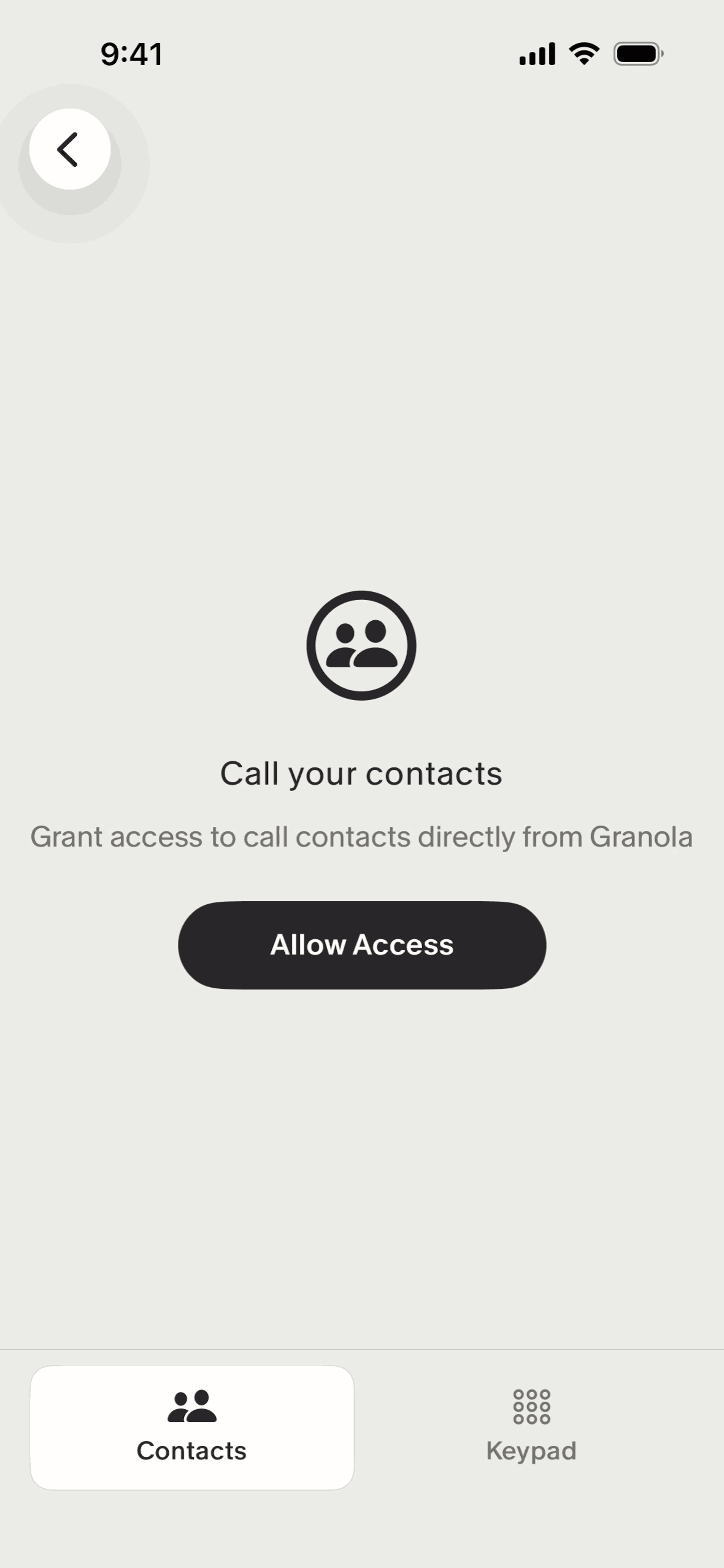Granola iOS Granola interface screenshot 12