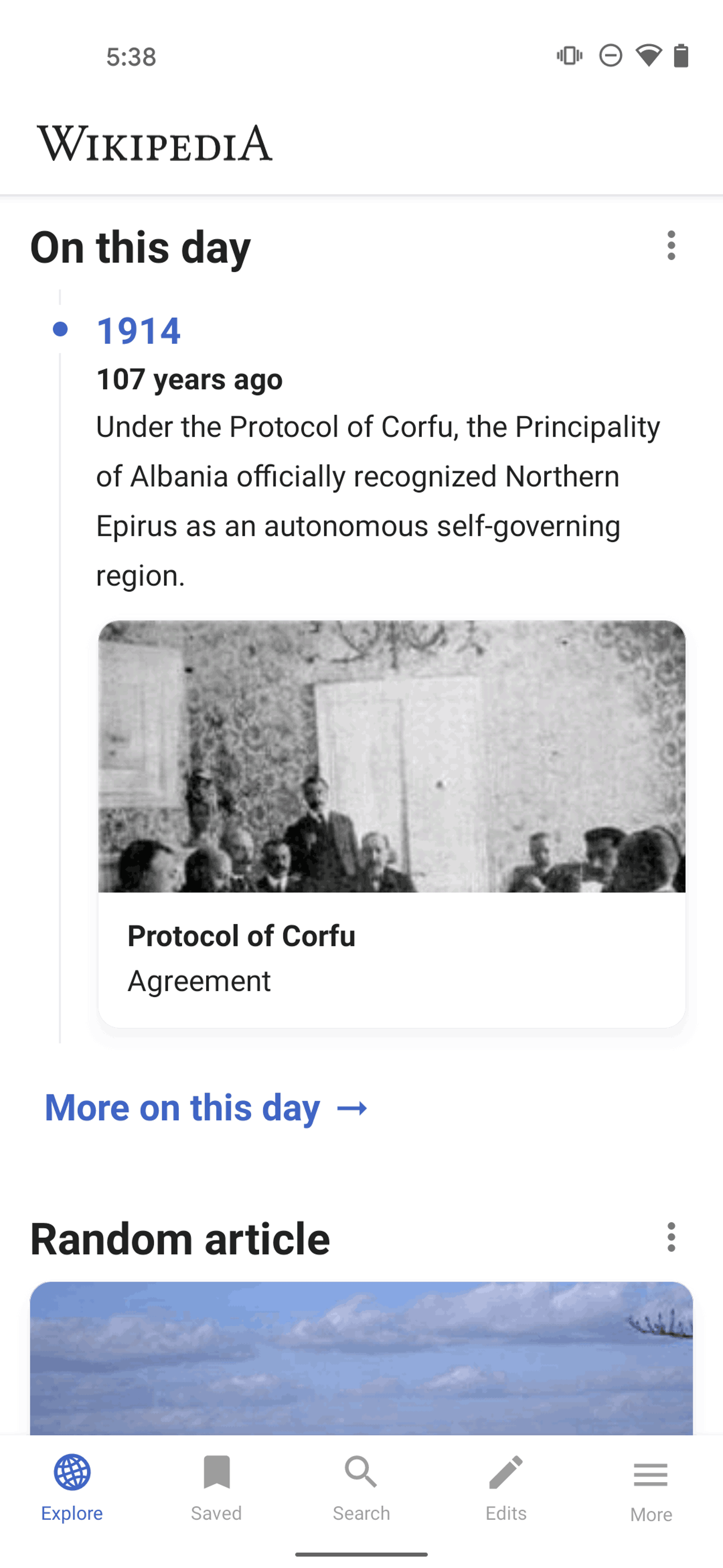 Wikipedia Android Reference interface screenshot 19