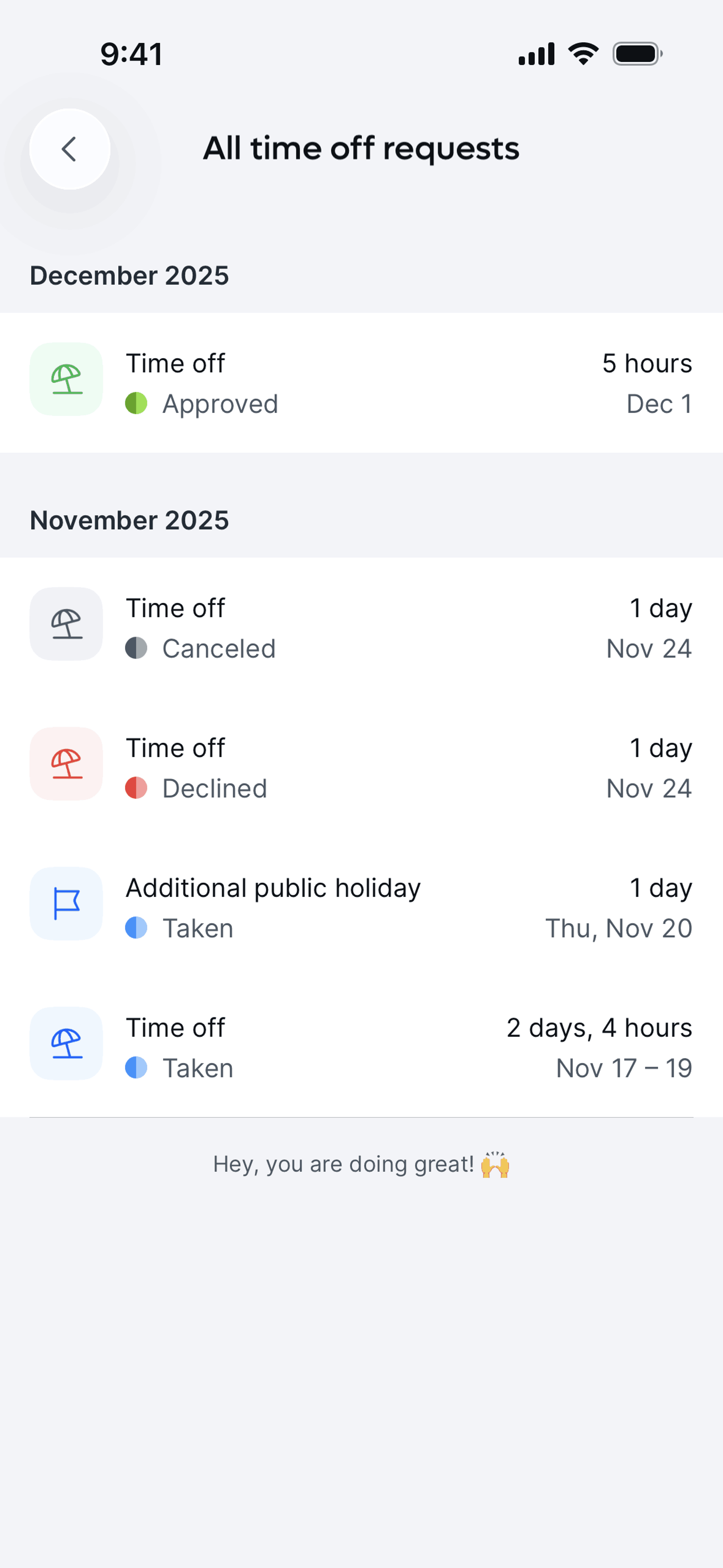 Remote Global HR iOS Business interface screenshot 20