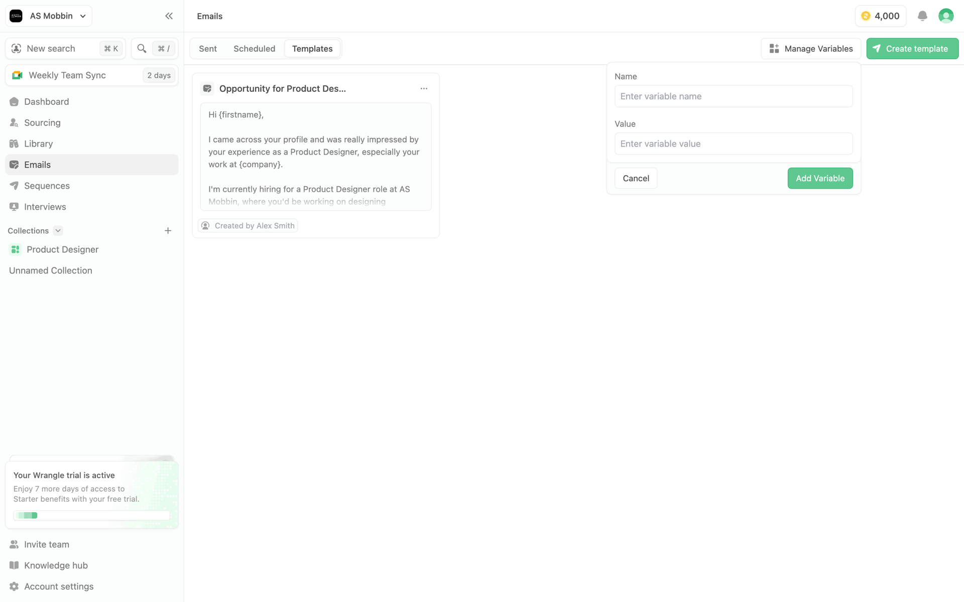 Wrangle Web AI interface screenshot 6