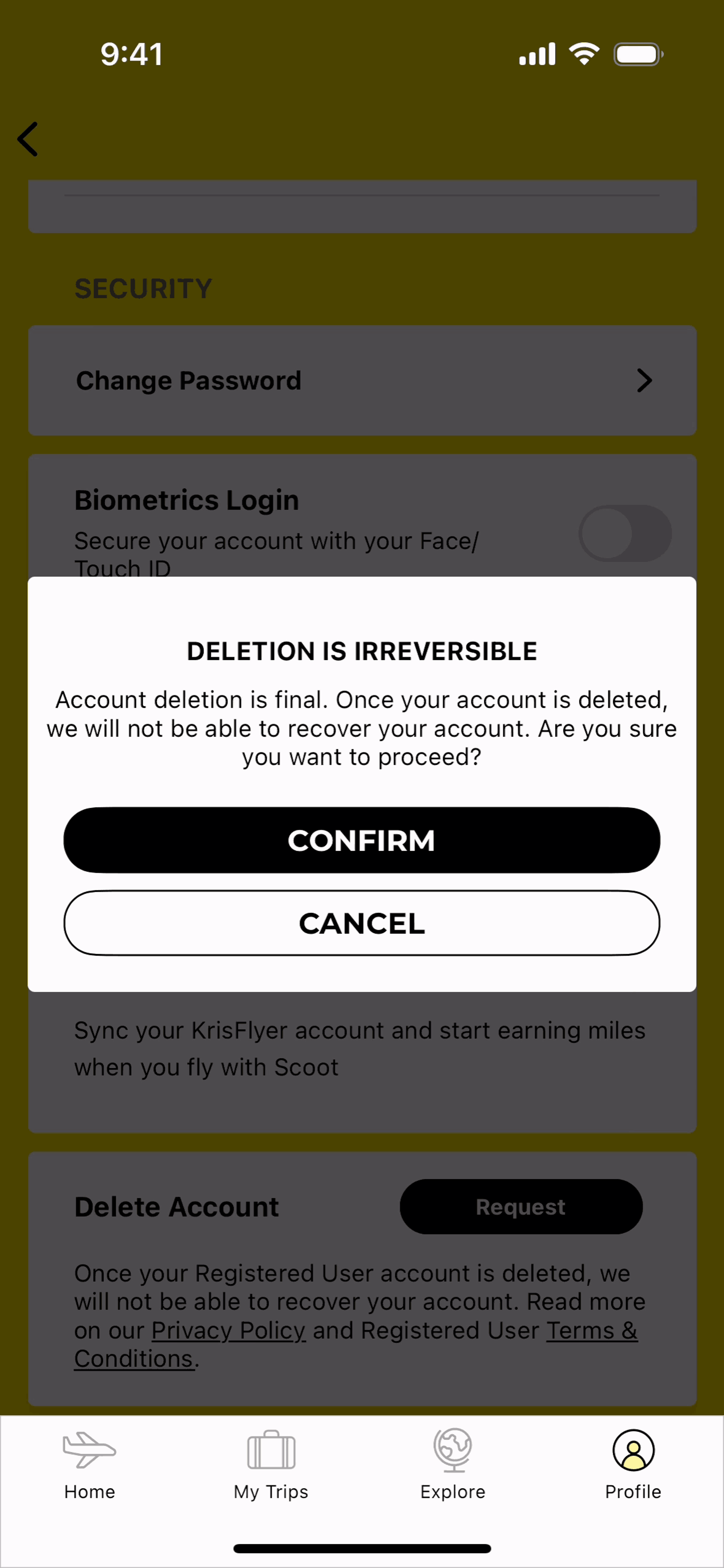 Scoot iOS Travel & Transportation interface screenshot 5
