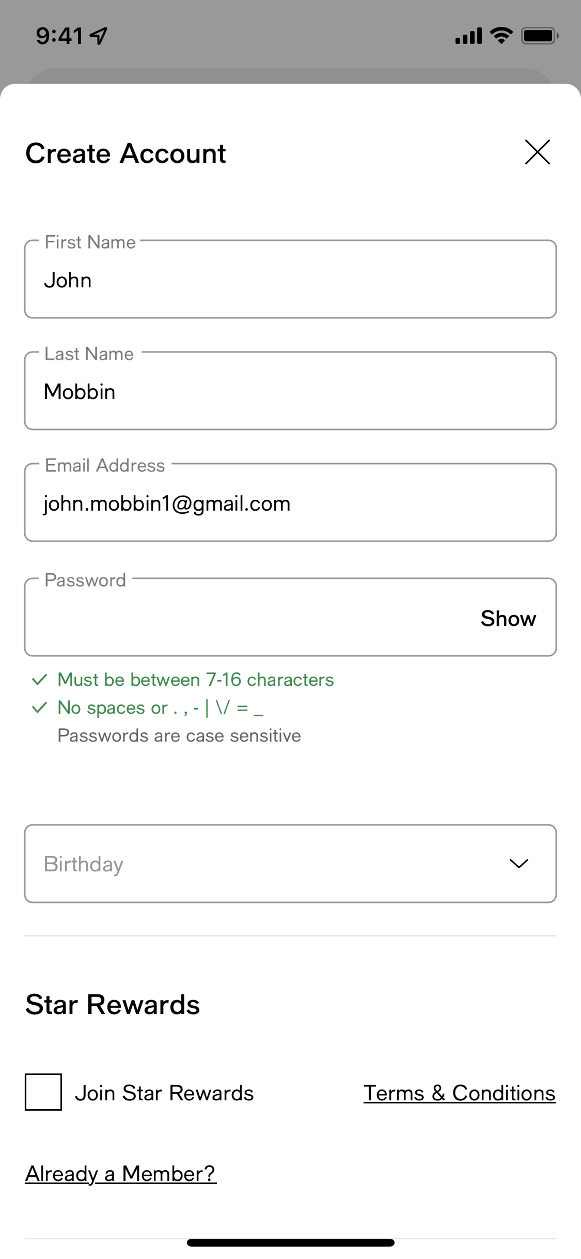 Macy's iOS Shopping interface screenshot 10