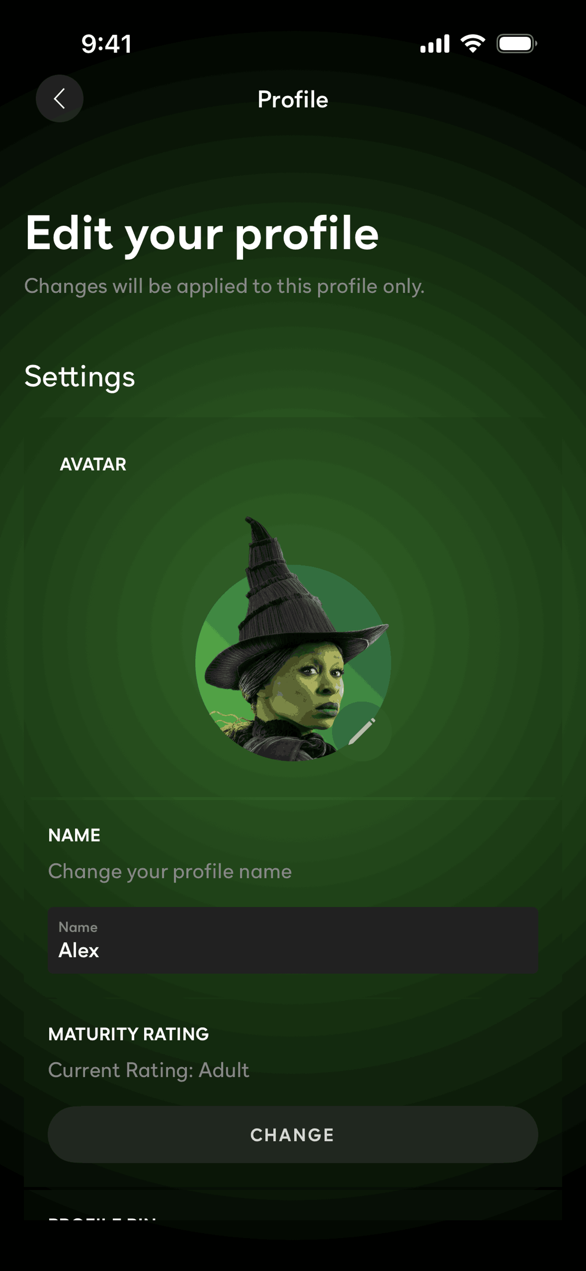 Peacock iOS Entertainment interface screenshot 13