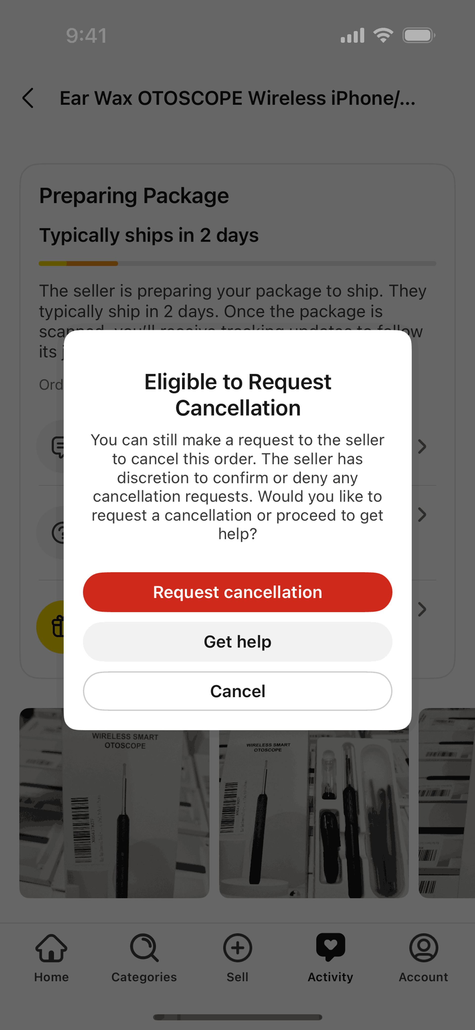 Whatnot iOS Shopping interface screenshot 10