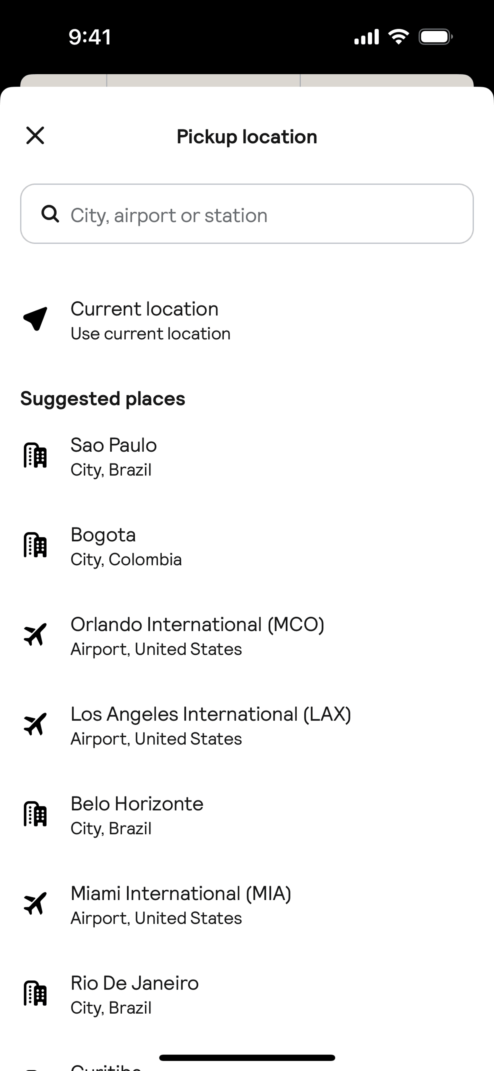 Skyscanner iOS Travel & Transportation interface screenshot 3